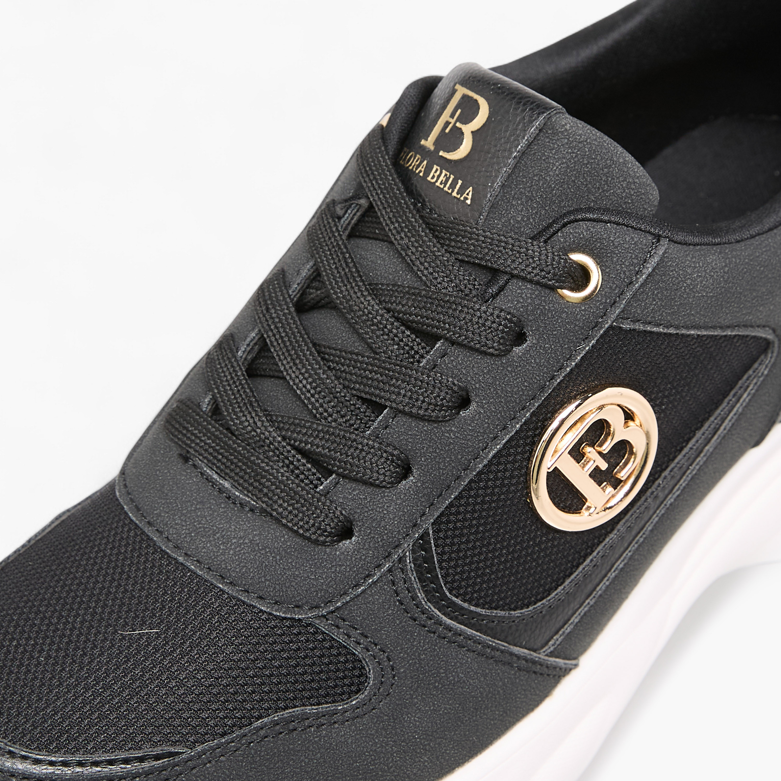 Flora Bella Logo Accent Sneakers with Lace-Up Closure-women-shoes-sneakers-image-4