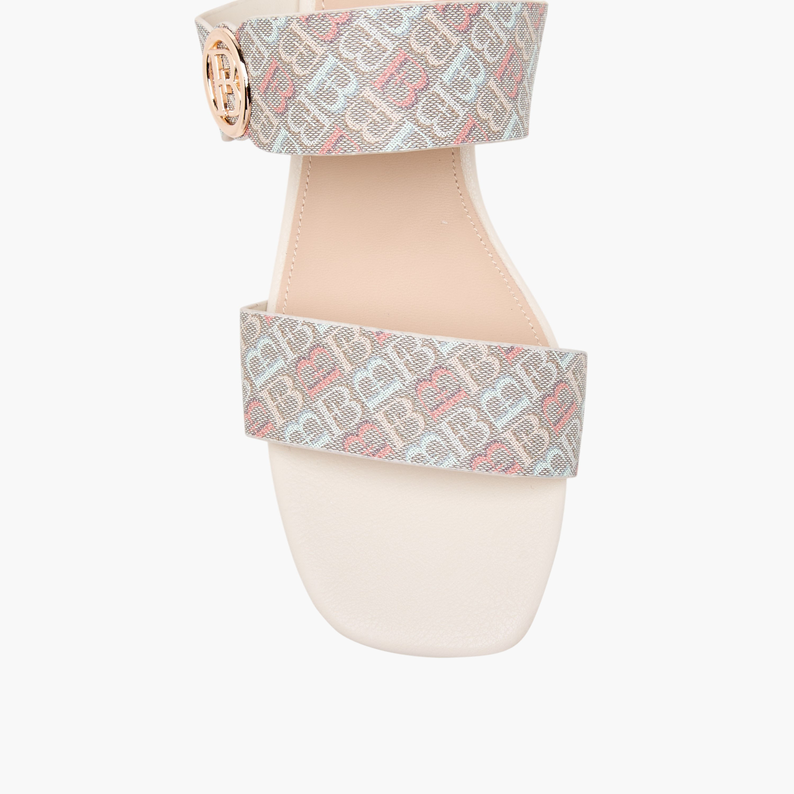 Flora Bella Monogram Accent Blocked Heel Slip-On Sandals-women-shoes-sandals-heeled-image-4