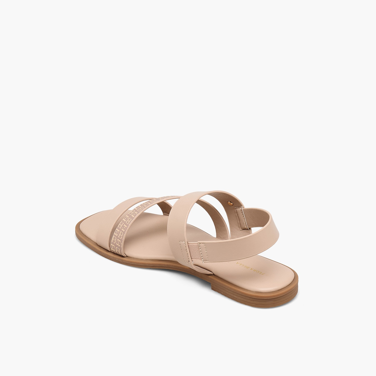صندل بأحزمة وطبعات للنساء من فلورا بيلا-women-shoes-flats-sandals-image-5