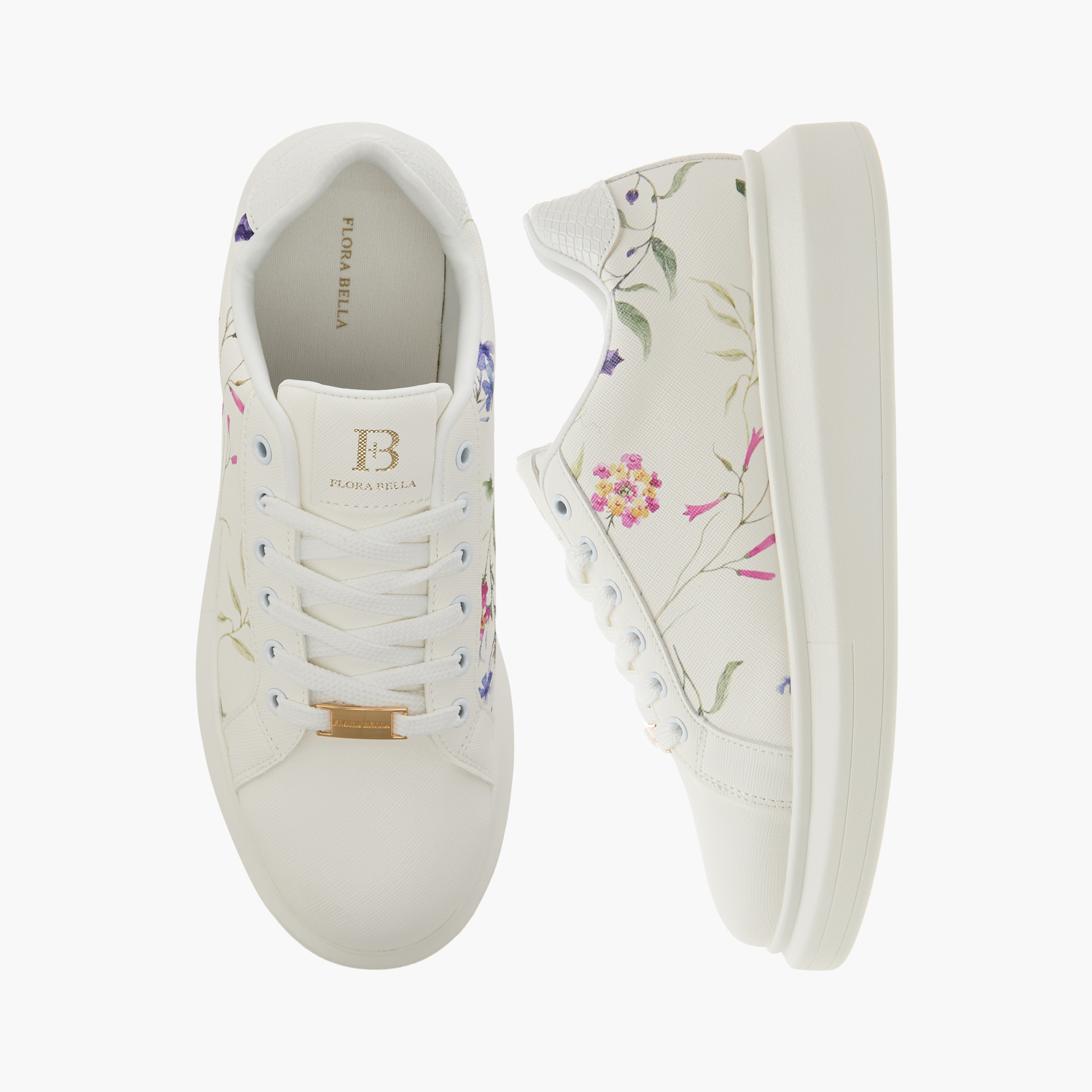 حذاء سنيكرز برباط إغلاق وطبعات زهرية من فلورا بيلا-women-shoes-sneakers-image-1