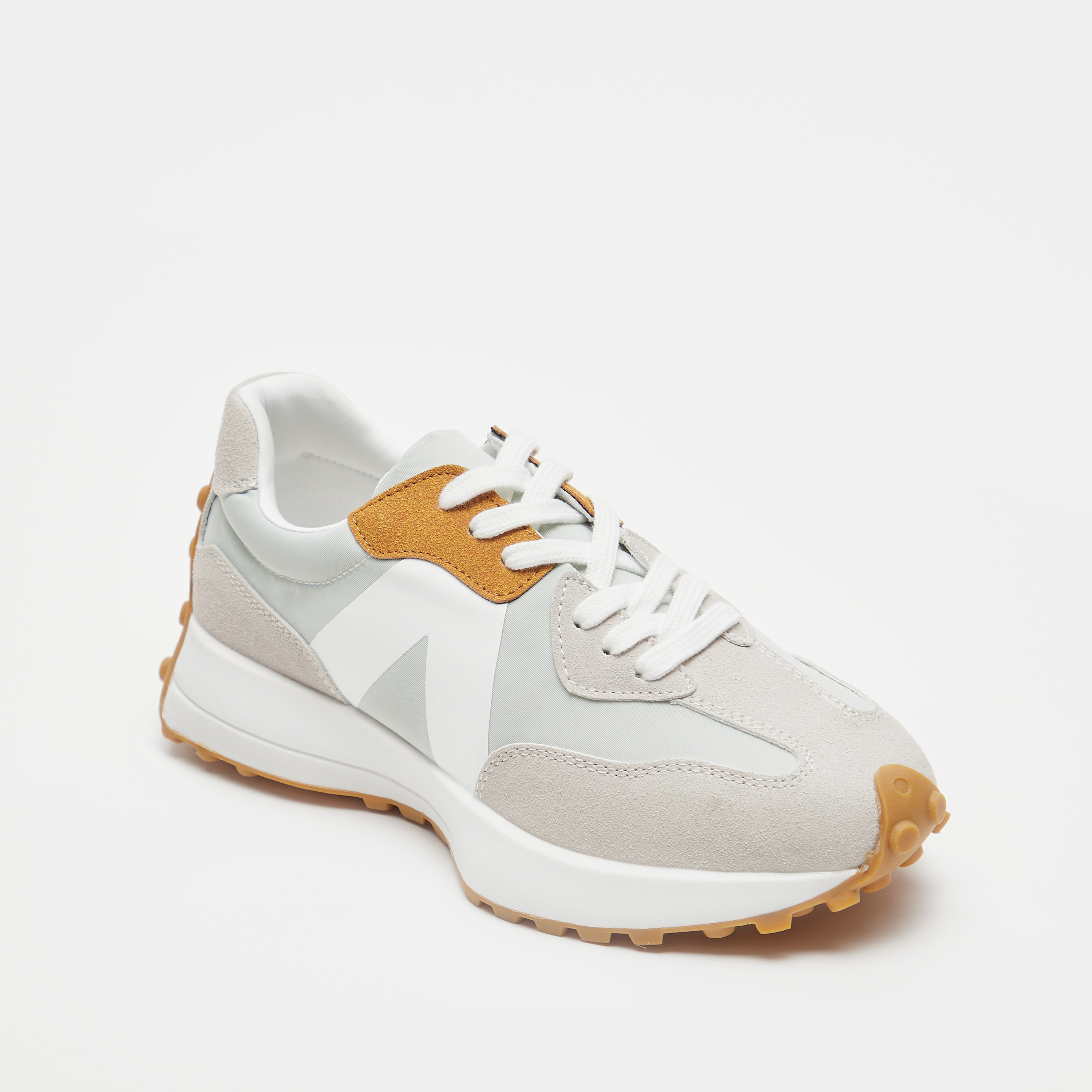 Panelled Running Shoes with Lace-Up Closure-sports-women-shoes-image-7
