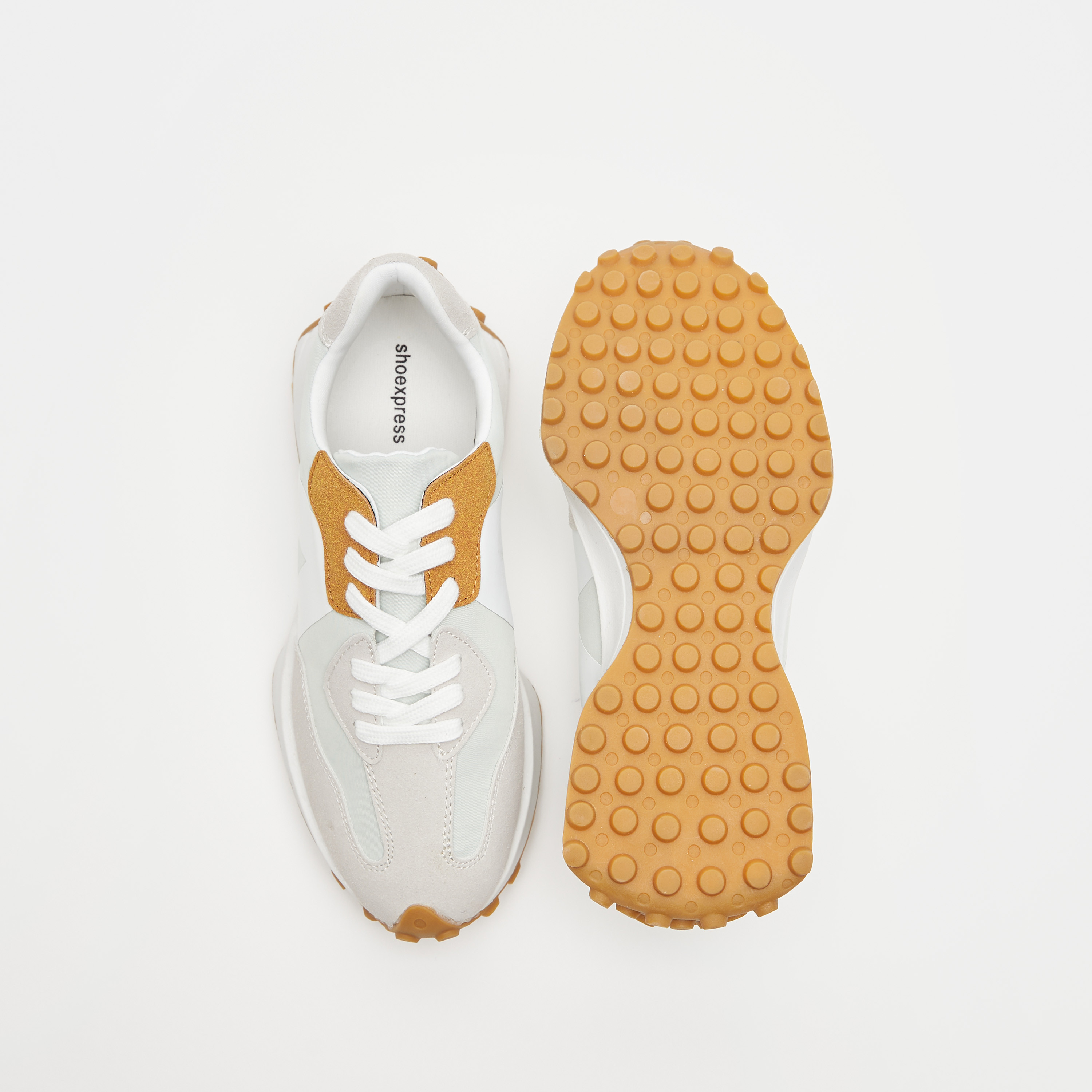 Panelled Running Shoes with Lace-Up Closure-sports-women-shoes-image-10