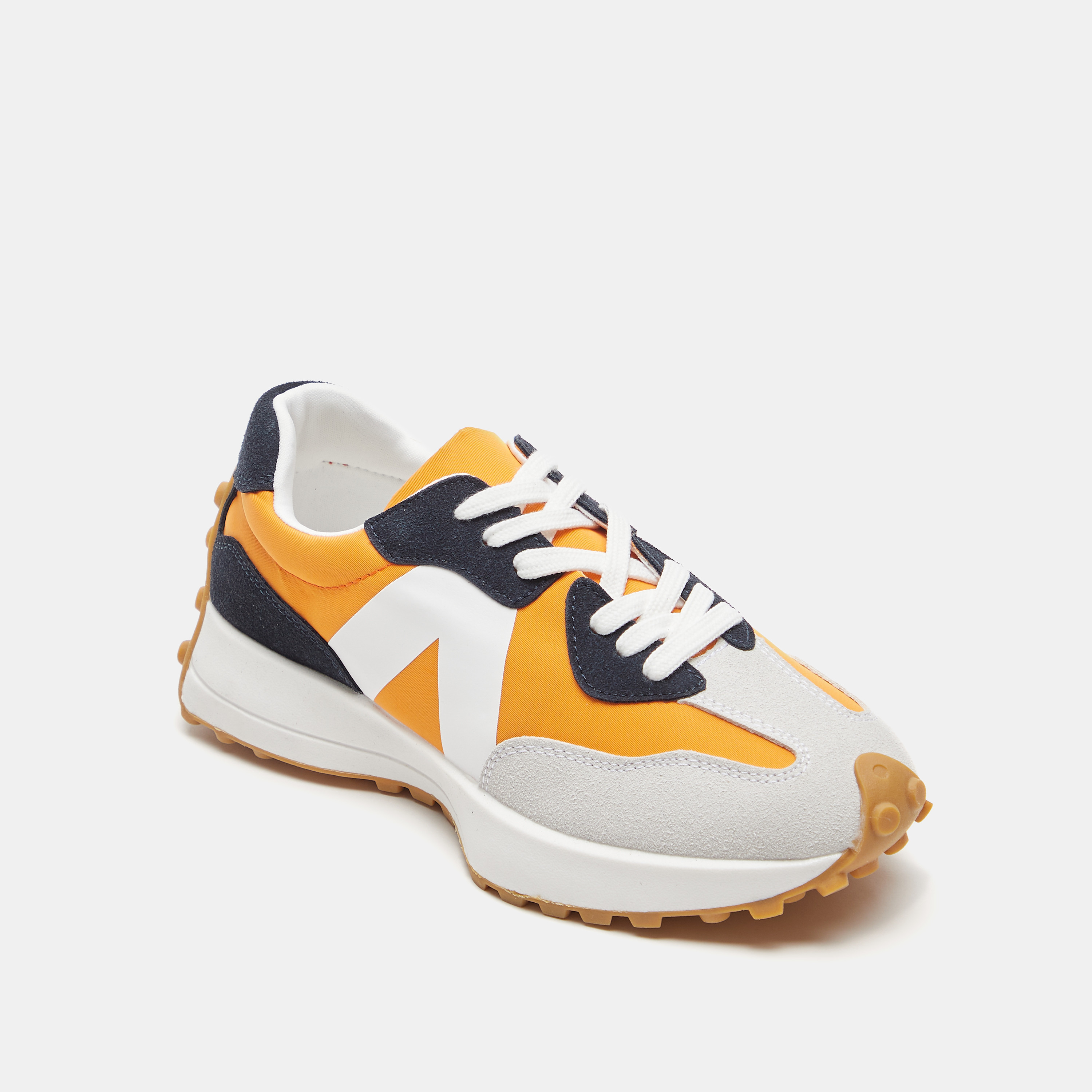 Panelled Running Shoes with Lace-Up Closure-sports-women-shoes-image-2