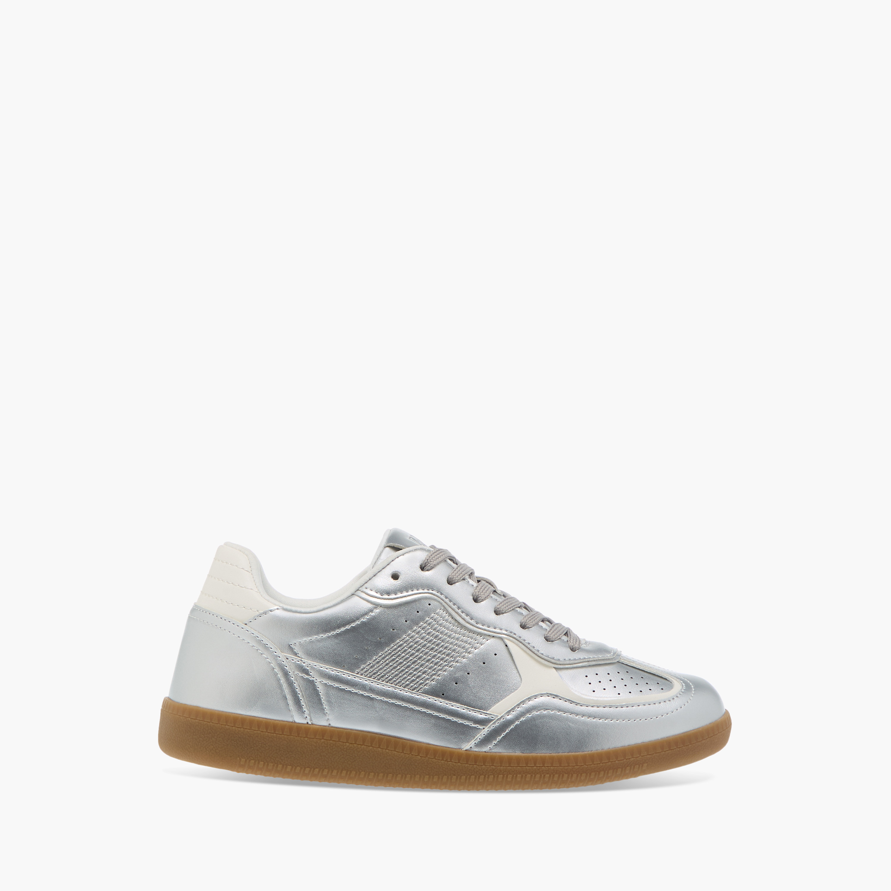 Flora Bella Textured Lace-Up Ankle Sneakers-women-shoes-sneakers-image-3