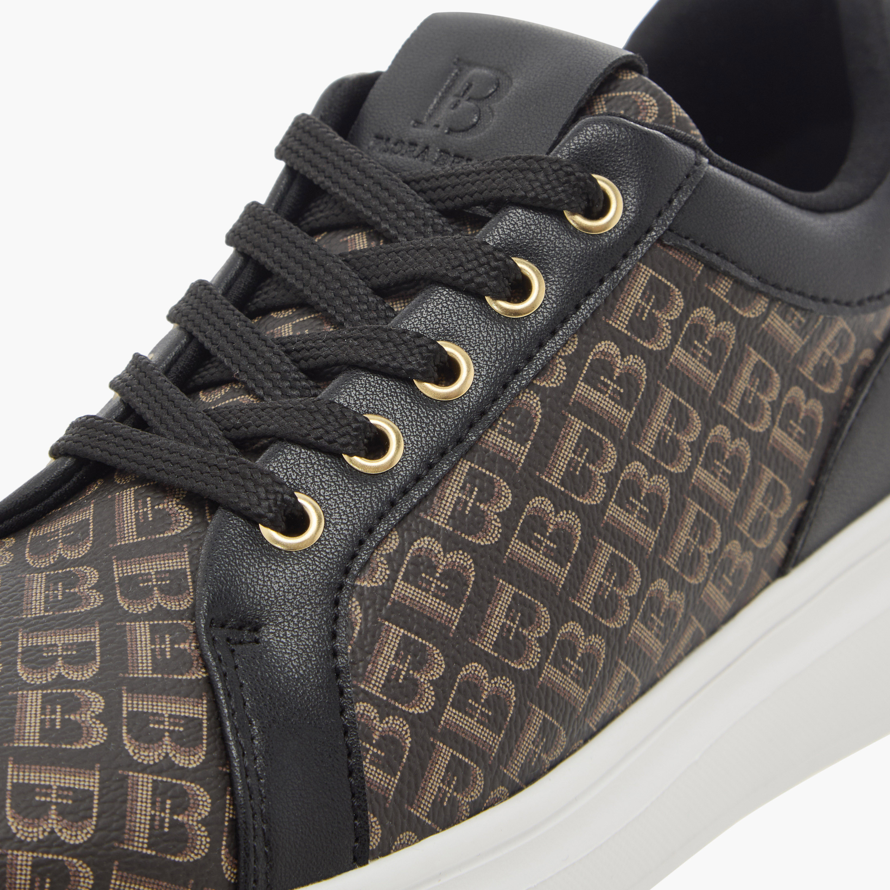 Flora Bella Monogram Print Sneakers with Lace-Up Closure-women-shoes-sneakers-image-4