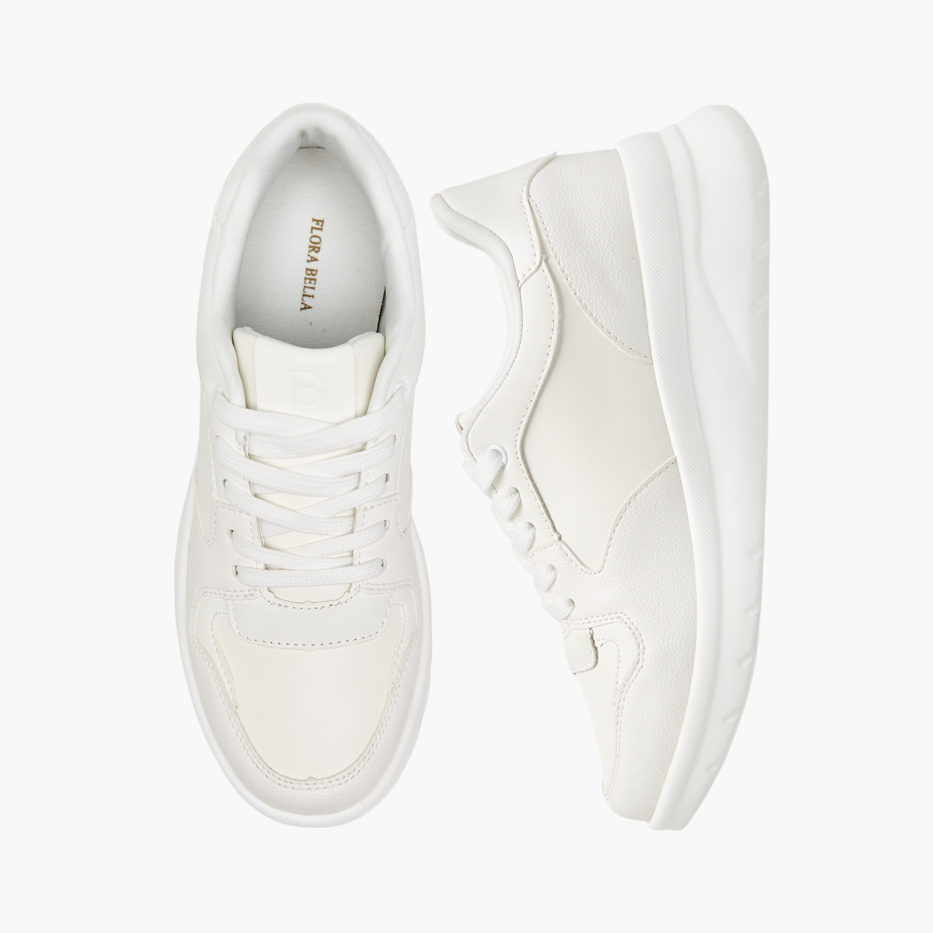 Flora Bella Panelled Lace-Up Sneakers-women-shoes-sneakers-image-1