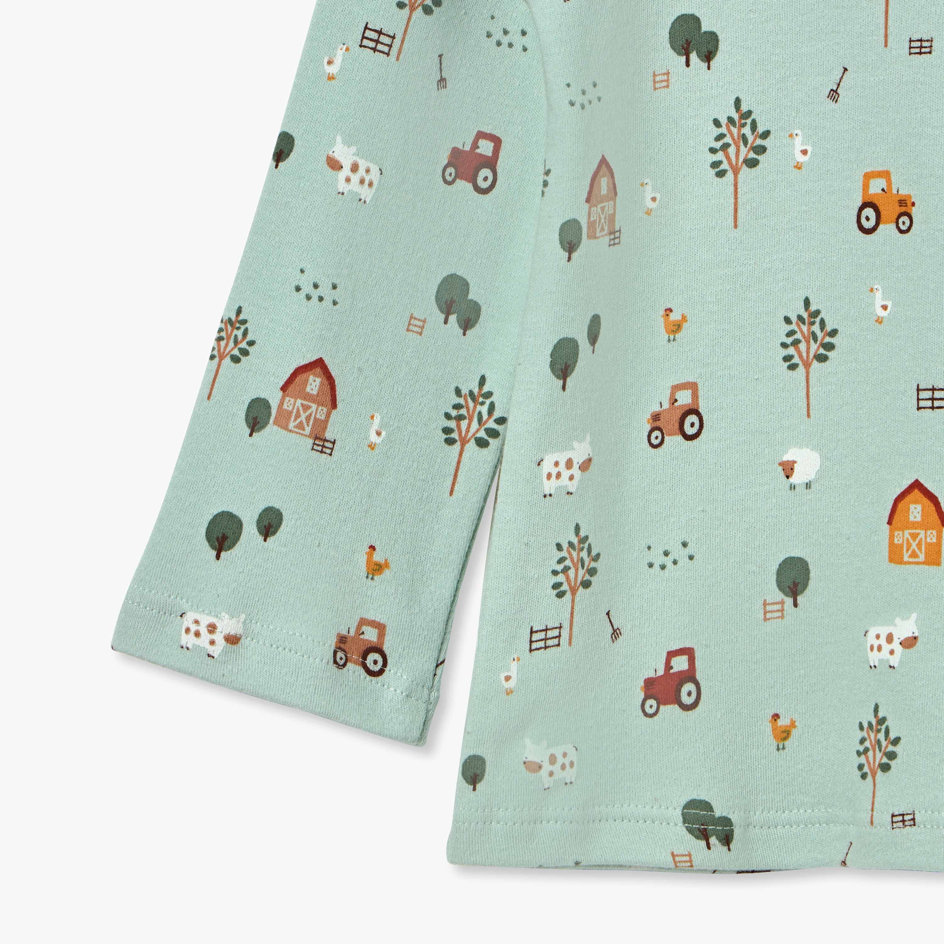 Juniors Duck Print T-shirt and Pyjama Set-baby-girls-clothing-nightwear-pyjamasets-image-5