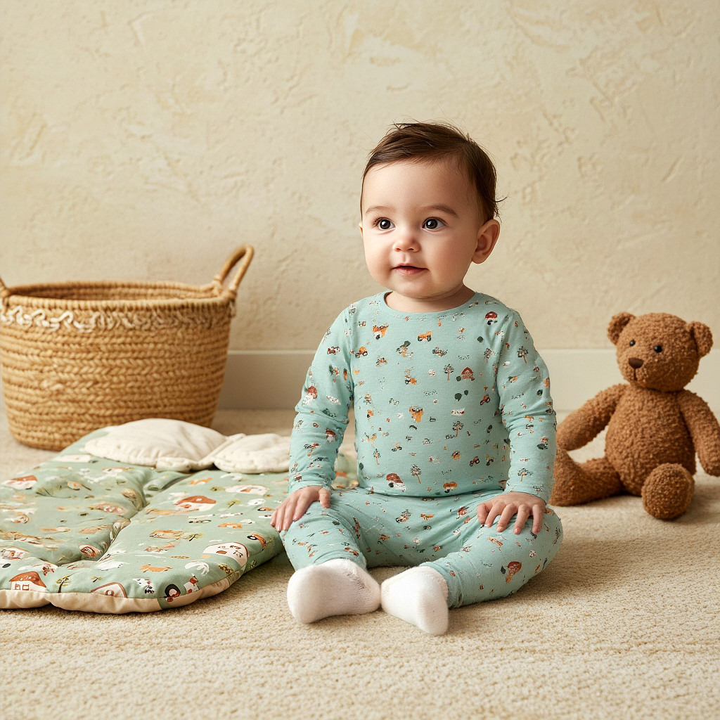 Juniors Duck Print T-shirt and Pyjama Set-baby-girls-clothing-nightwear-pyjamasets-image-7