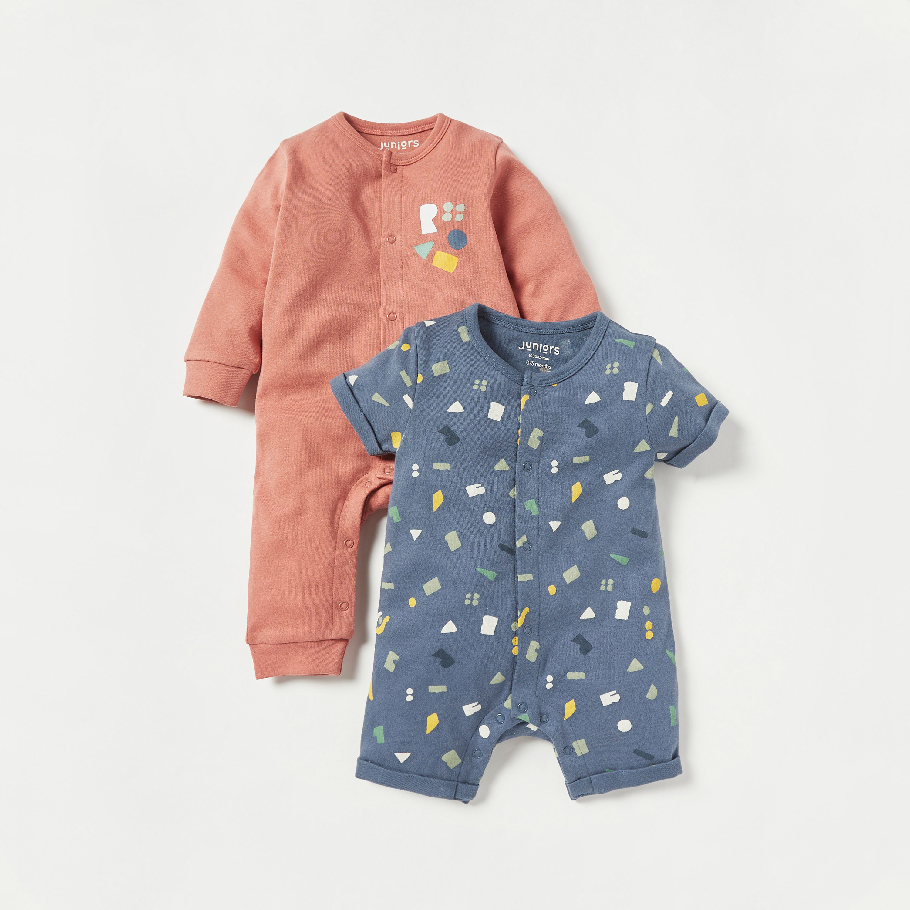 طقم أفرول وبدلة نوم بطبعات من جونيورز-baby-boys-clothing-nightwear-sleepsuits-image-1