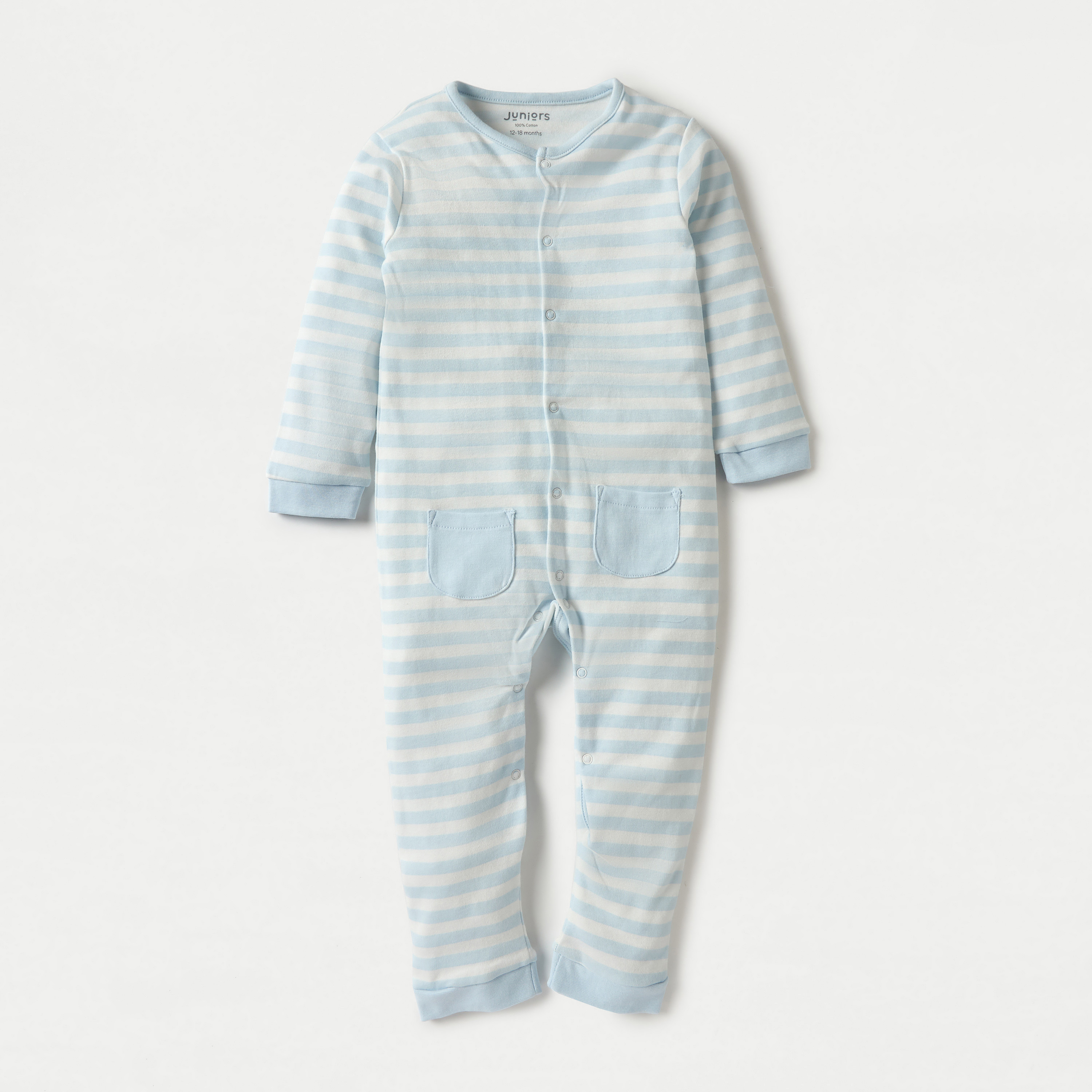 Juniors Printed Romper and Sleepsuit Set-baby-boys-clothing-nightwear-sleepsuits-image-2