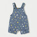 Juniors Printed Dungaree and T-shirt Set-Rompers%2C Dungarees and Jumpsuits-thumbnailMobile-2