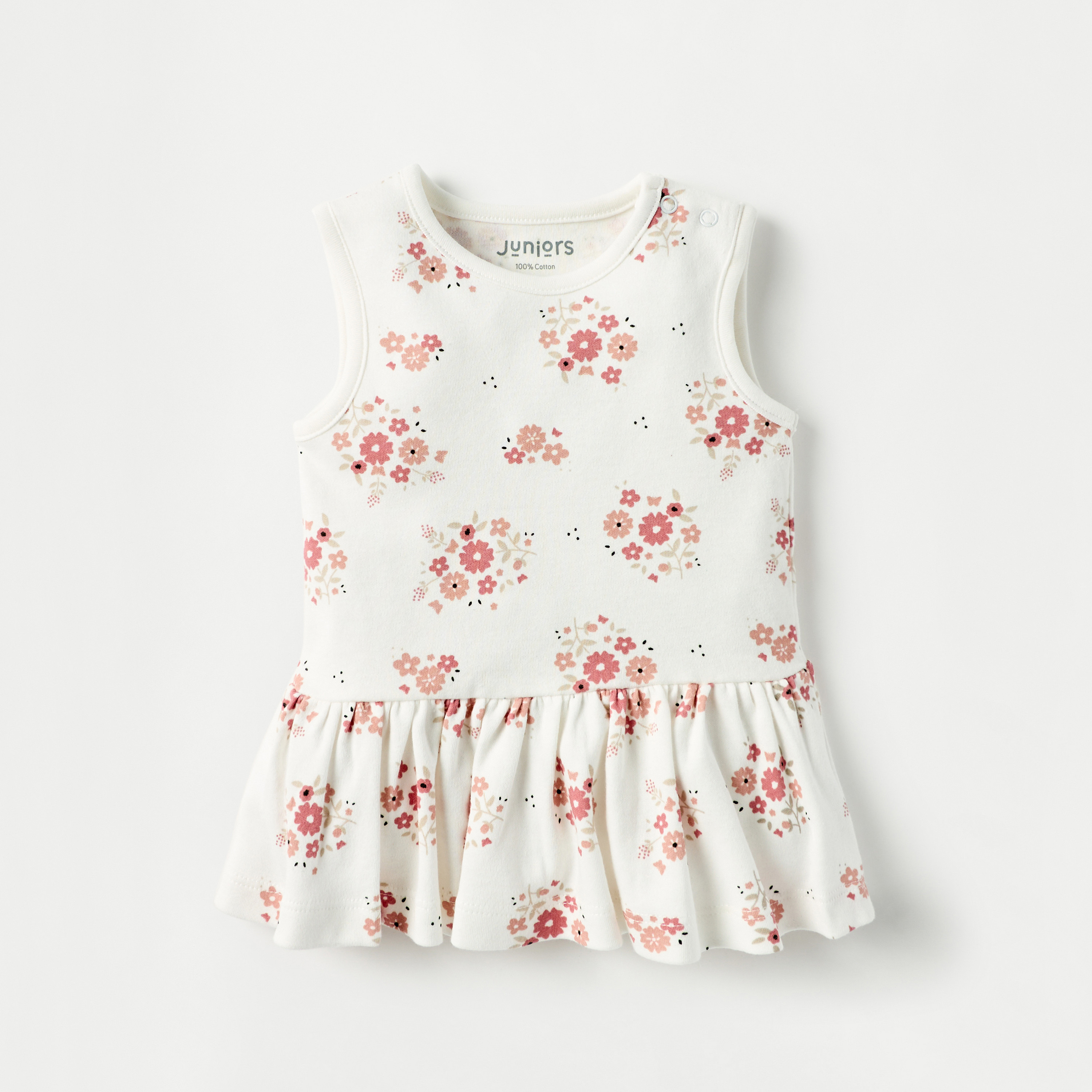 فستان إيه لاين بطبعات أرنب قطعتين من جونيورز-baby-girls-clothing-dressesandjumpsuits-image-3