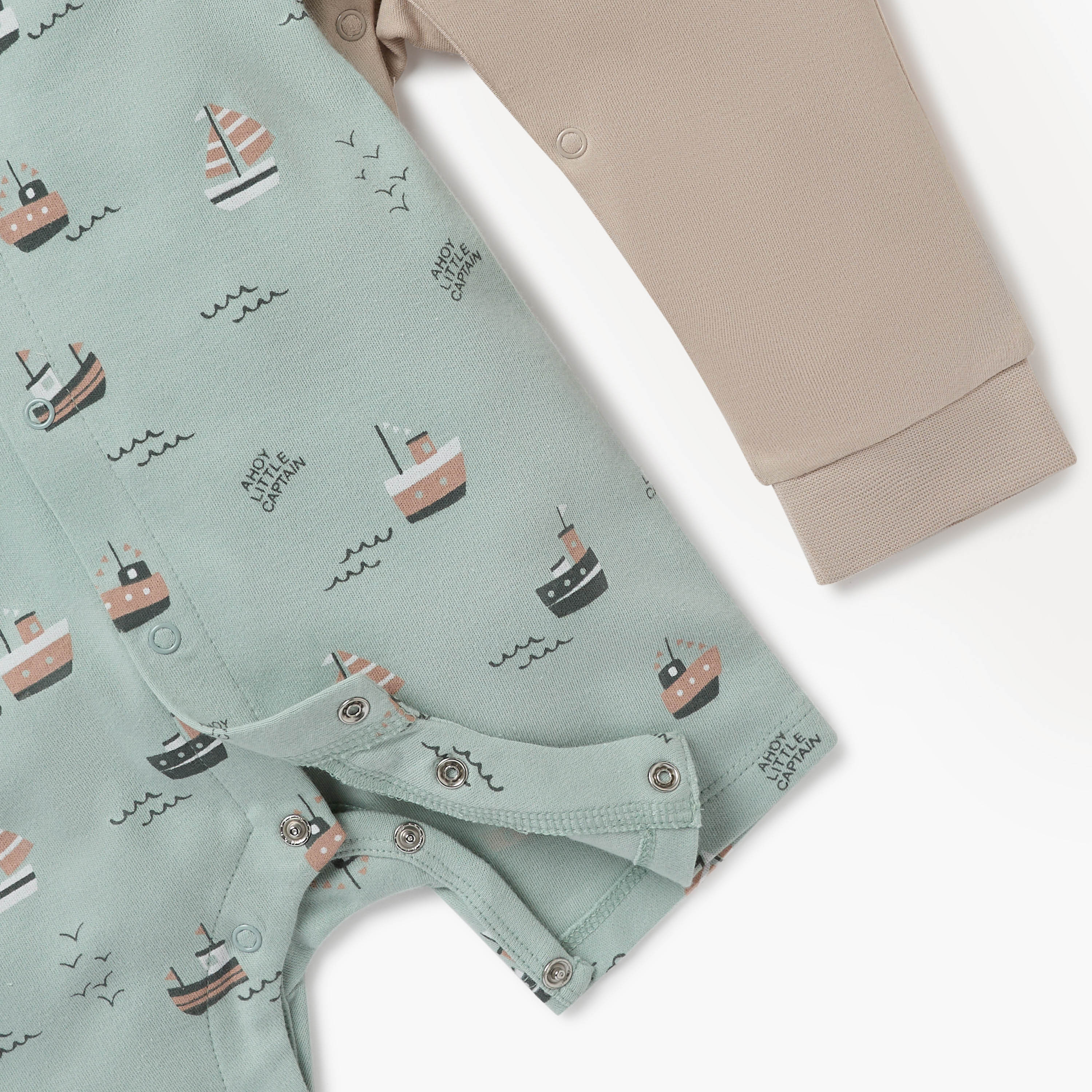 Juniors 2-Piece Printed Sleepsuit and Romper Set-baby-boys-clothing-nightwear-sleepsuits-image-5