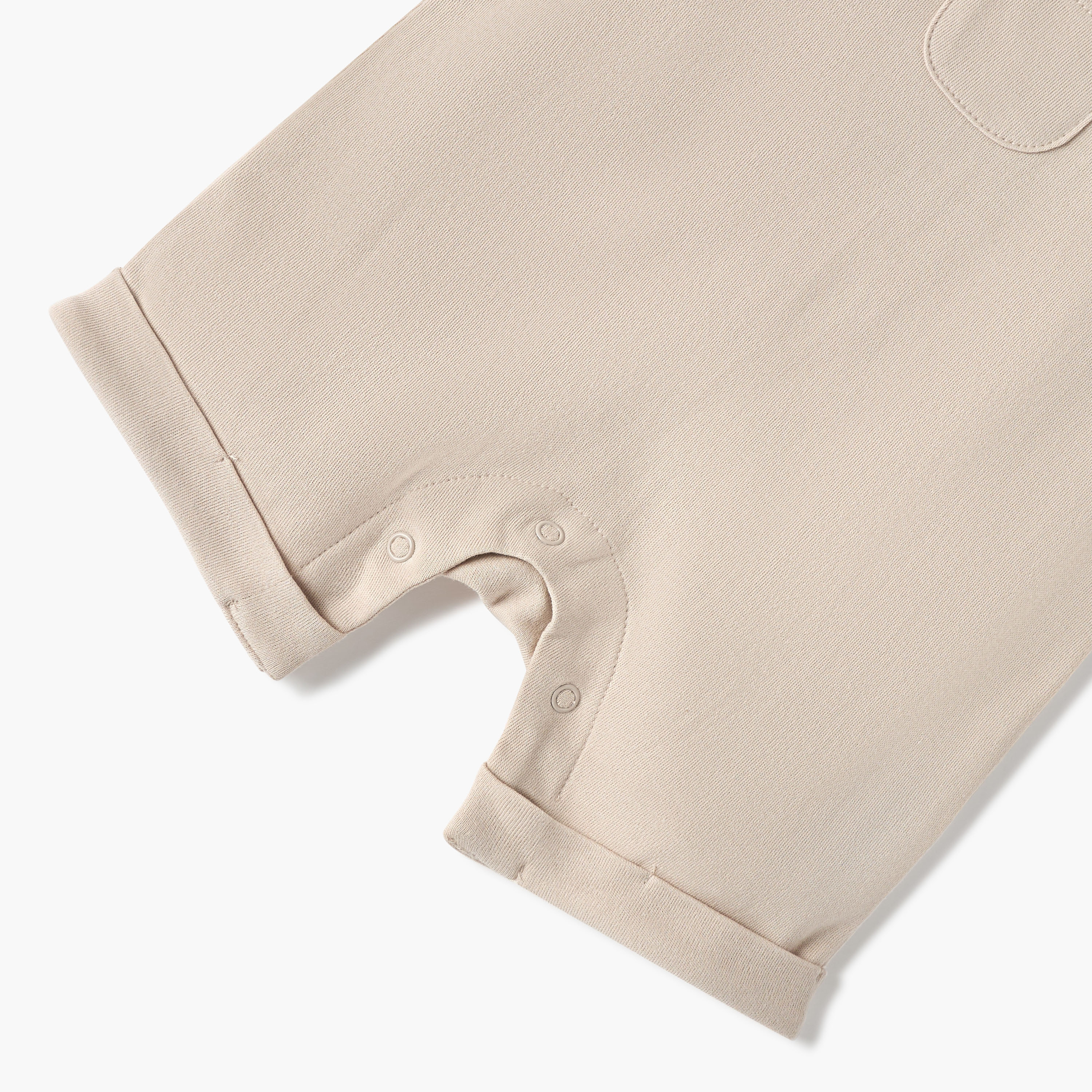 Juniors Solid Dungaree and Ship Print T-shirt Set-baby-boys-clothing-setsandcoords-image-5