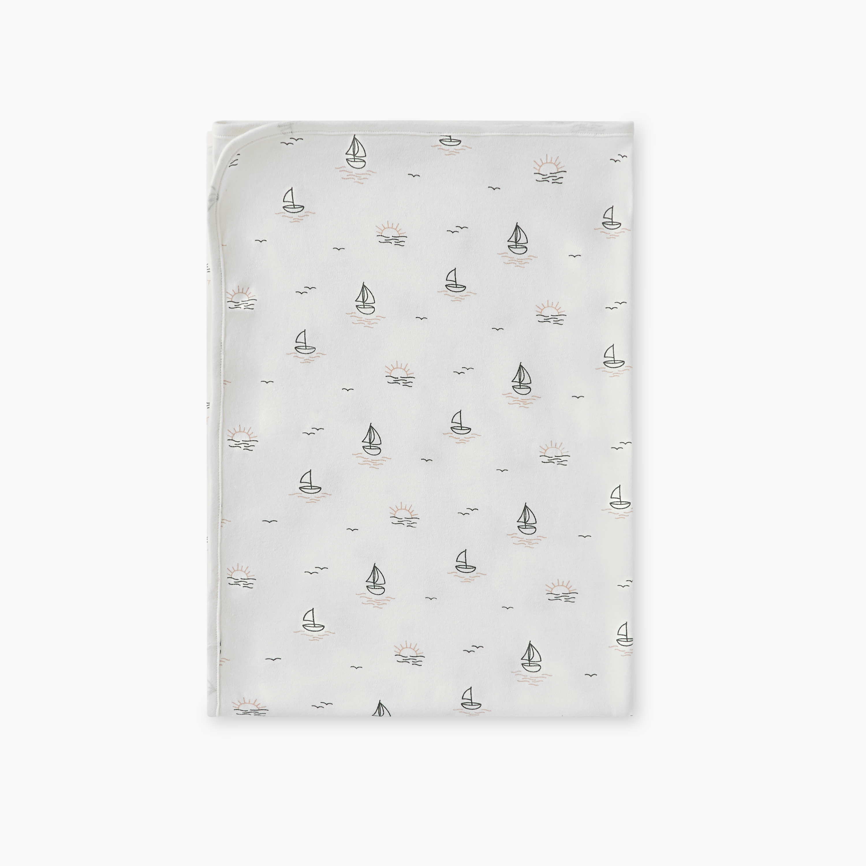 Juniors Nautica Print 2-Piece Receiving Blanket Set - 70x70 cm-baby-nursery-blanketsandswaddles-receivingblankets-image-2