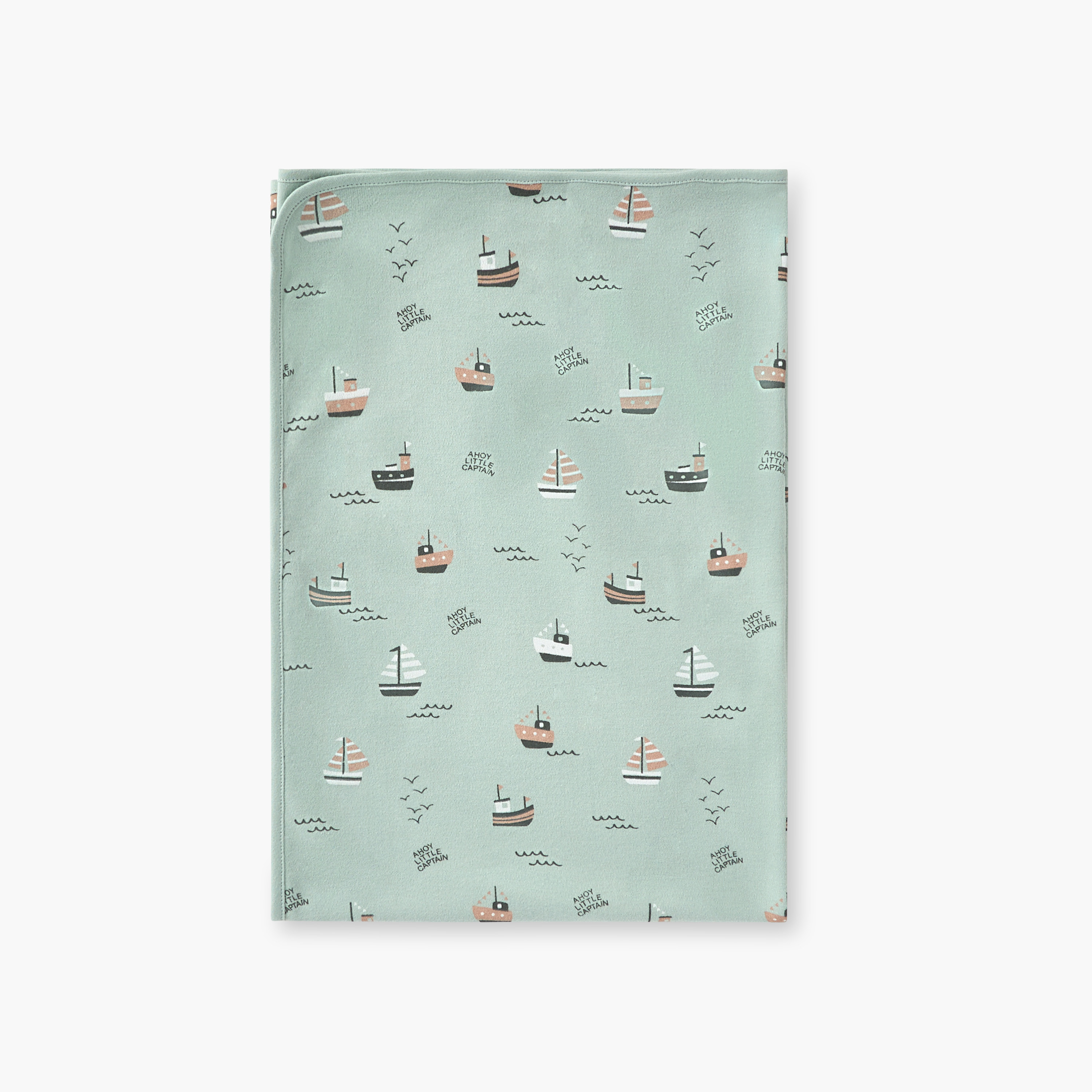Juniors Nautica Print 2-Piece Receiving Blanket Set - 70x70 cm-baby-nursery-blanketsandswaddles-receivingblankets-image-3