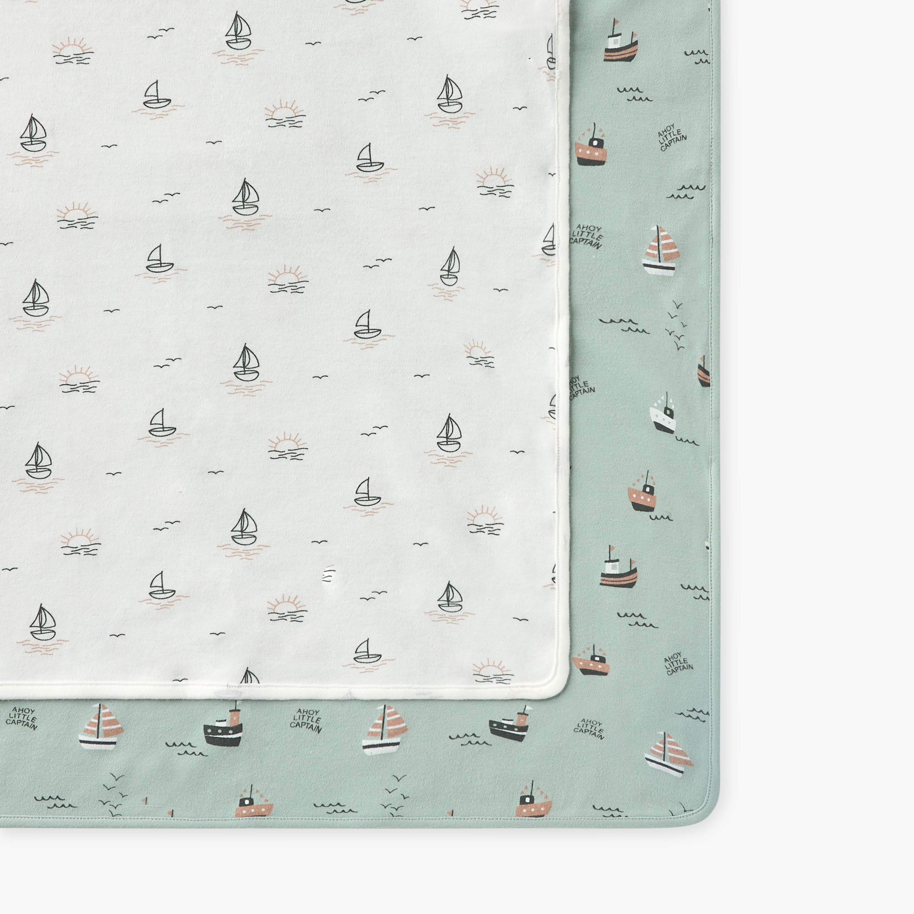 Juniors Nautica Print 2-Piece Receiving Blanket Set - 70x70 cm-baby-nursery-blanketsandswaddles-receivingblankets-image-4
