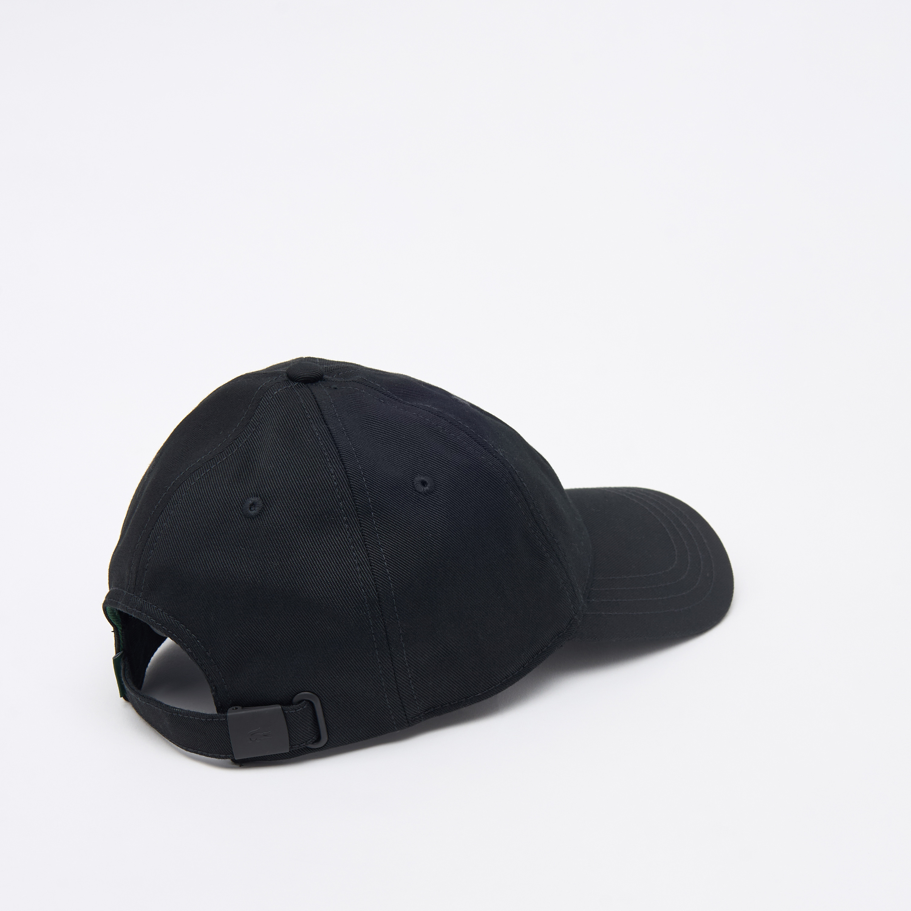 Lacoste Logo Embroidered Cap with Buckled Strap Closure-men-caps-image-2