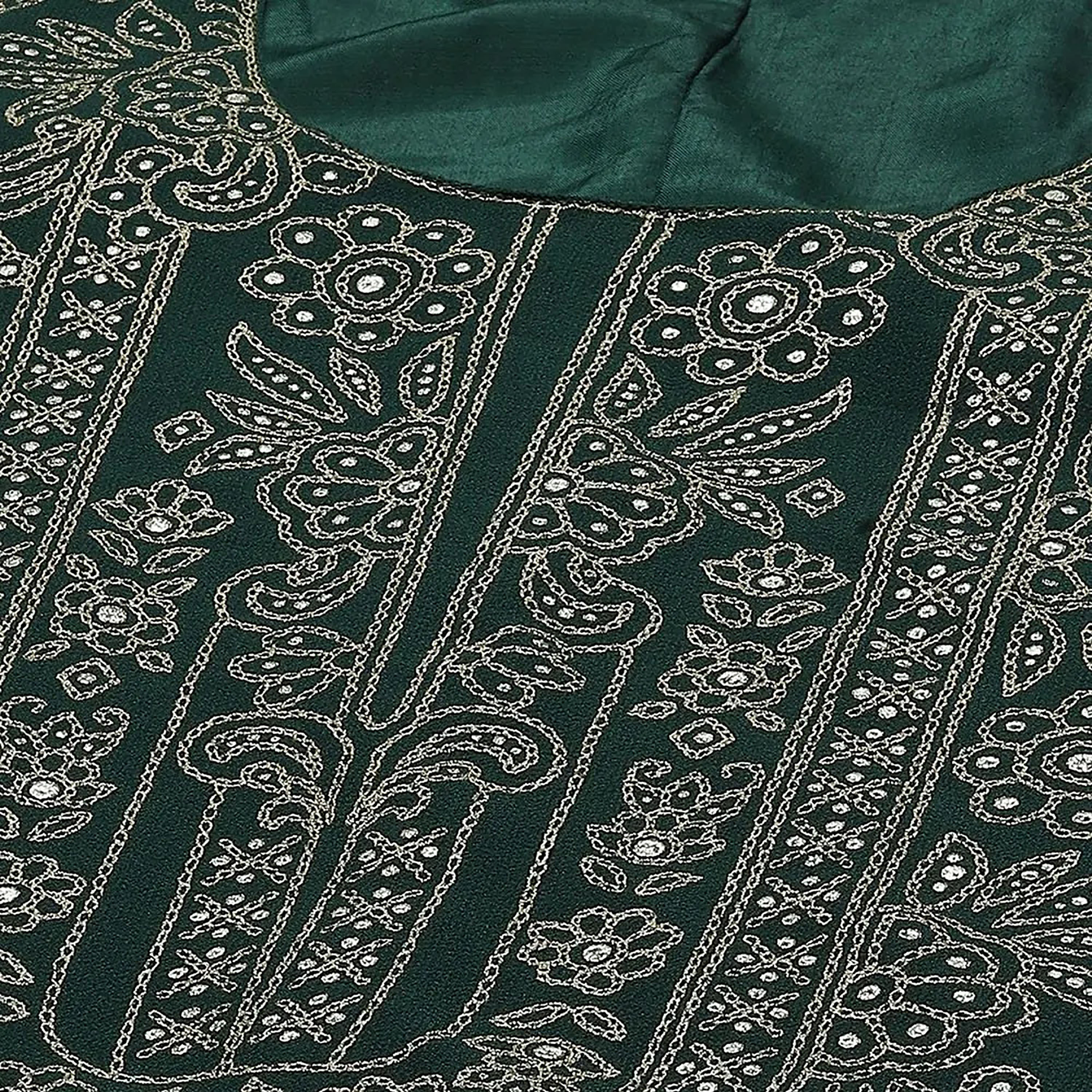 كورتا مستقيمة من رانغريتي ذو مطبوعة برقبة مستديرة-women-clothing-ethnicwear-dresses-image-3