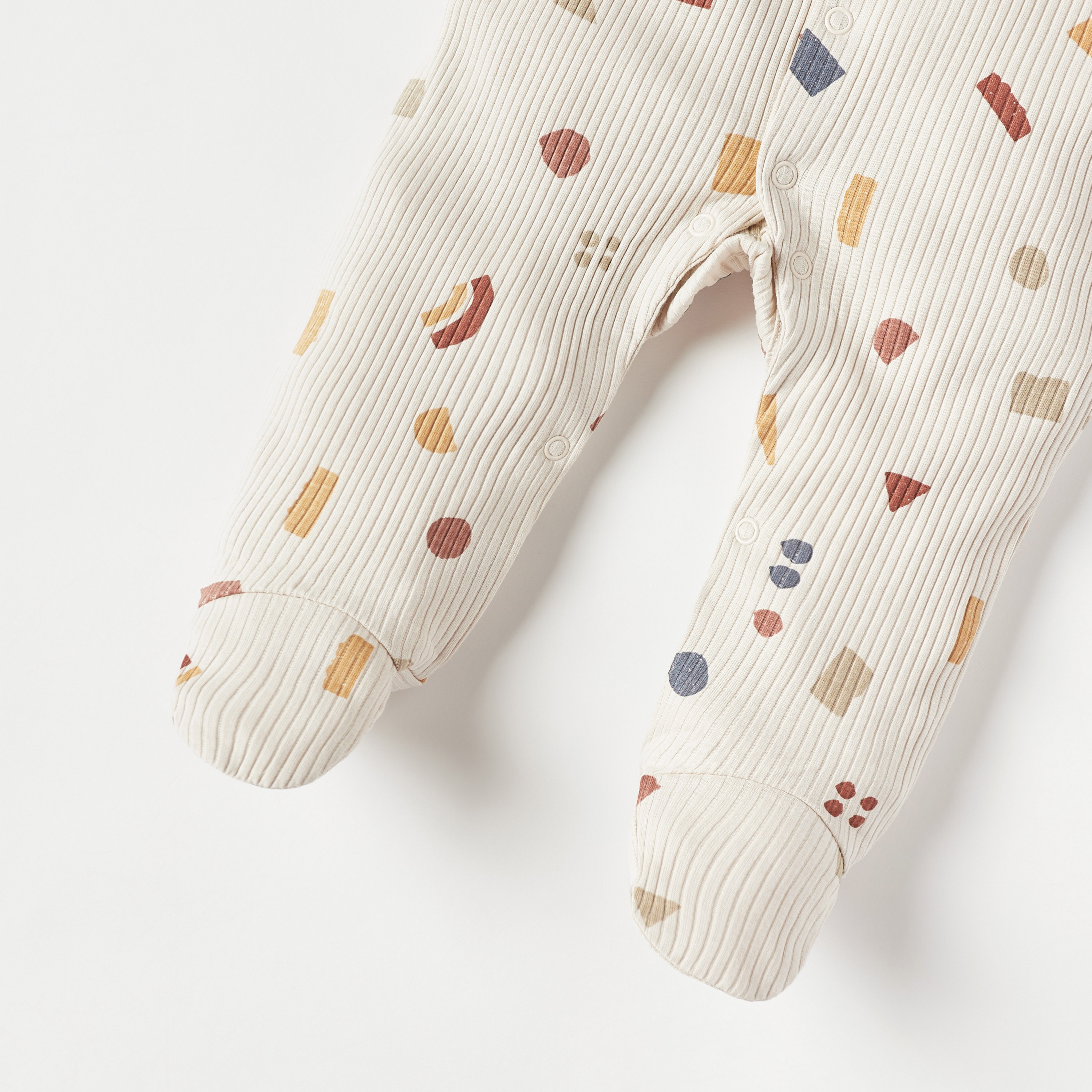 Juniors Abstract Print Closed Feet Sleepsuit with Long Sleeves-baby-boys-clothing-nightwear-sleepsuits-image-3