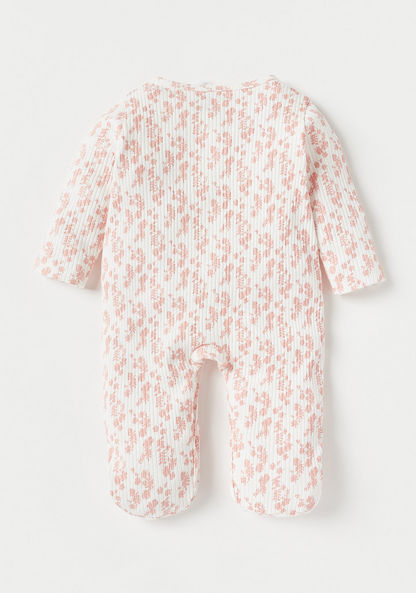 Juniors All-Over Print Closed Feet Sleepsuit with Button Closure-Sleepsuits-image-3