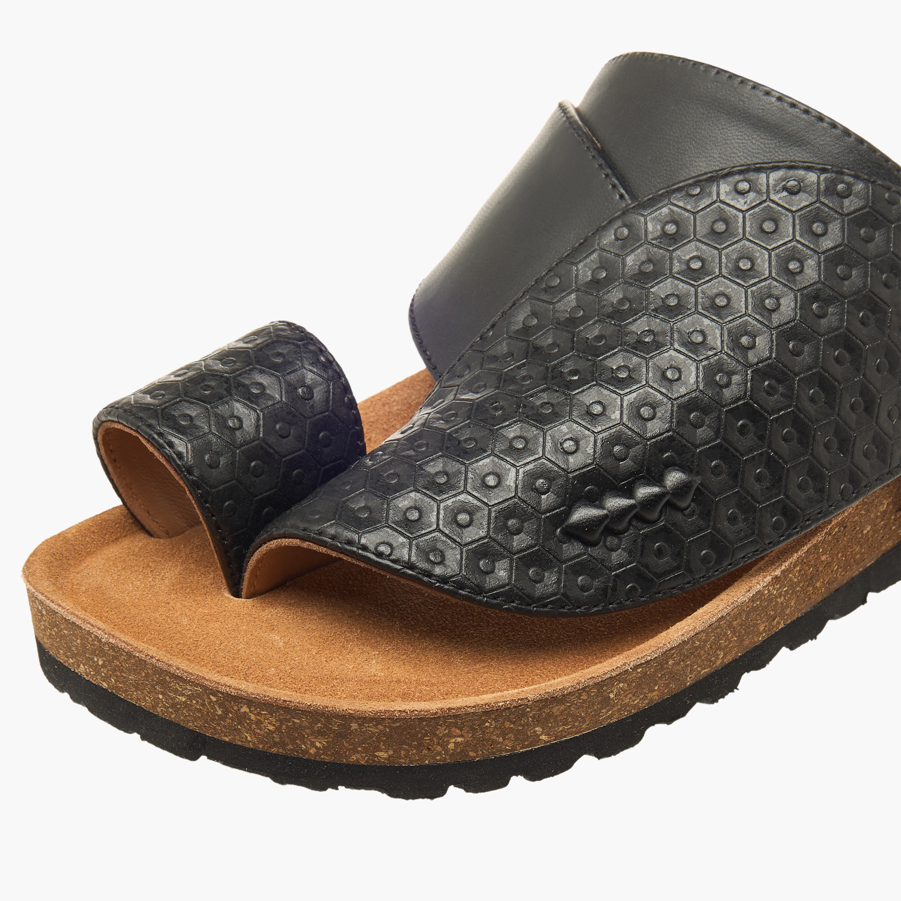 Al Waha Boys Slip-On Leather Arabic Sandals-boys-shoes-sandals-image-4