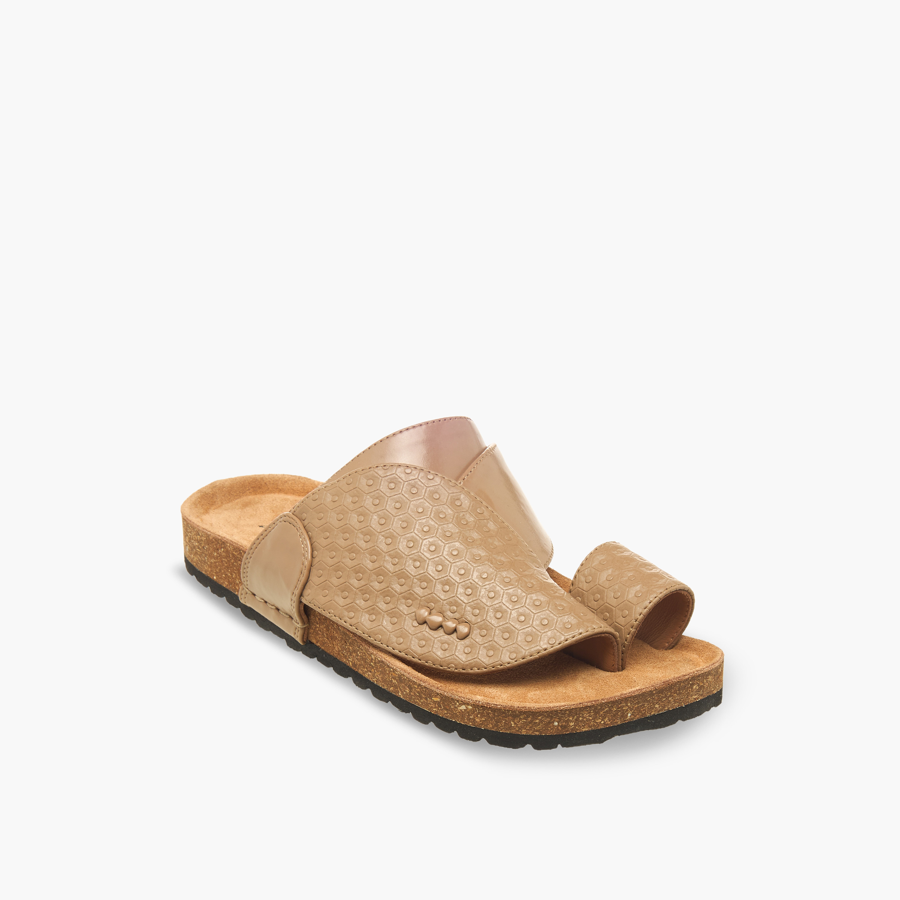 صندل عربي جلد سهل الارتداء للأولاد من الواحة-boys-shoes-sandals-image-2