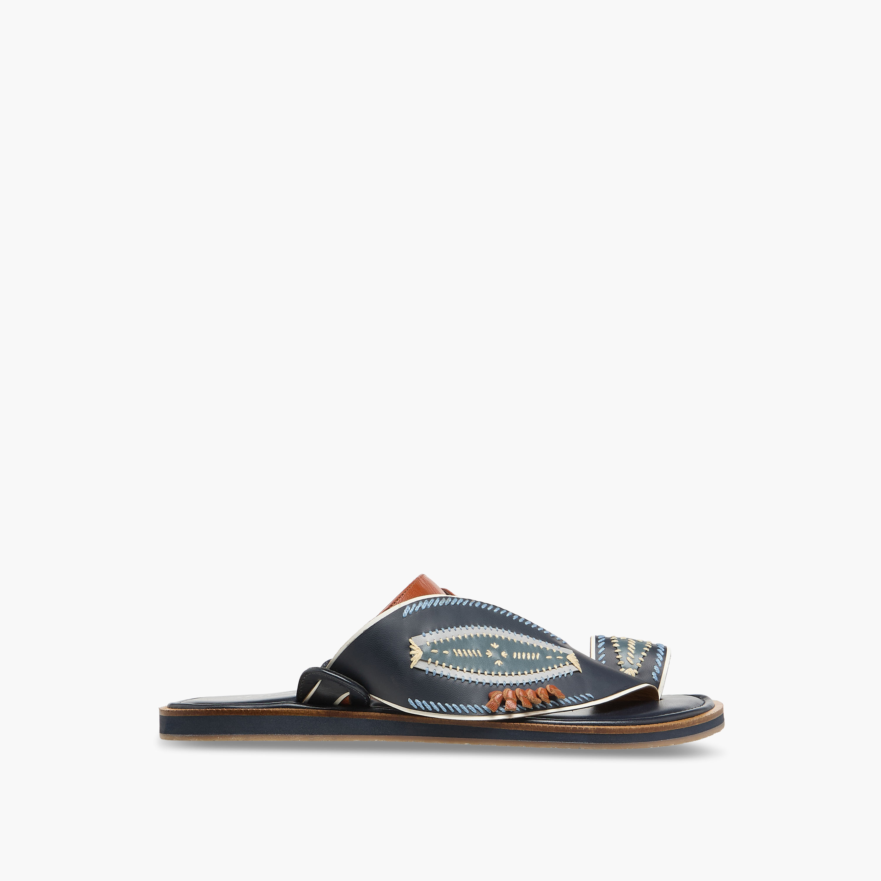 Al Waha Men Leather Arabic Sandals-men-shoes-sandals-image-3
