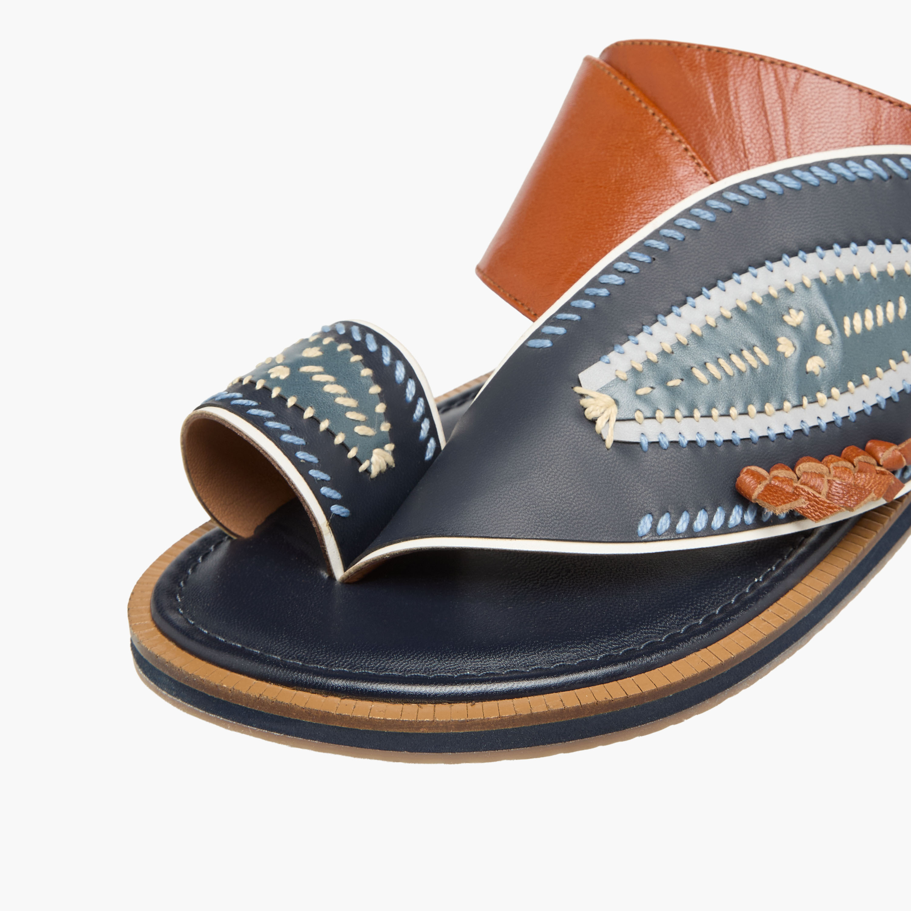 Al Waha Men Leather Arabic Sandals-men-shoes-sandals-image-4