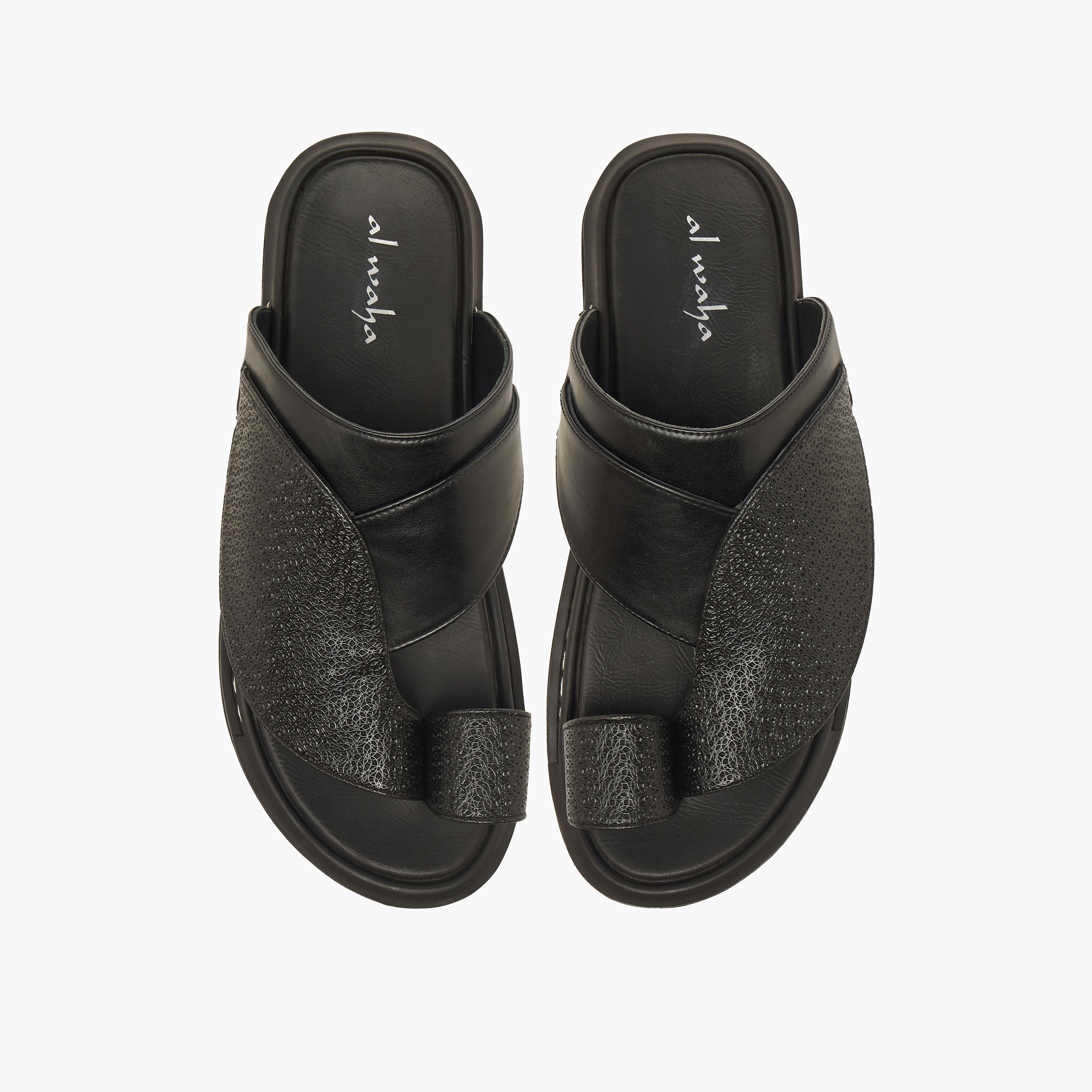 Al Waha Men Toe Loop Detail Arabic Sandals-men-shoes-sandals-image-1