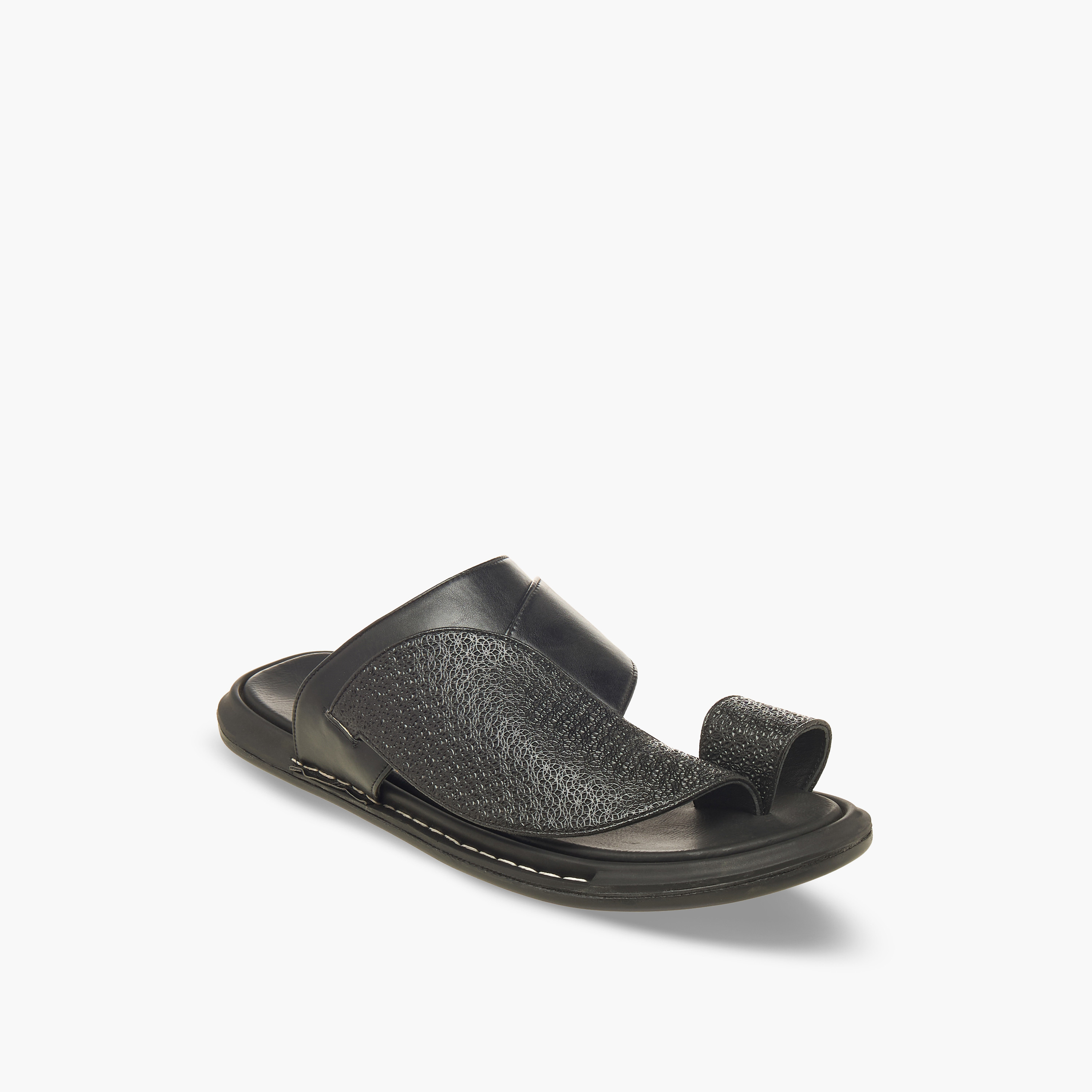 Al Waha Men Toe Loop Detail Arabic Sandals-men-shoes-sandals-image-2