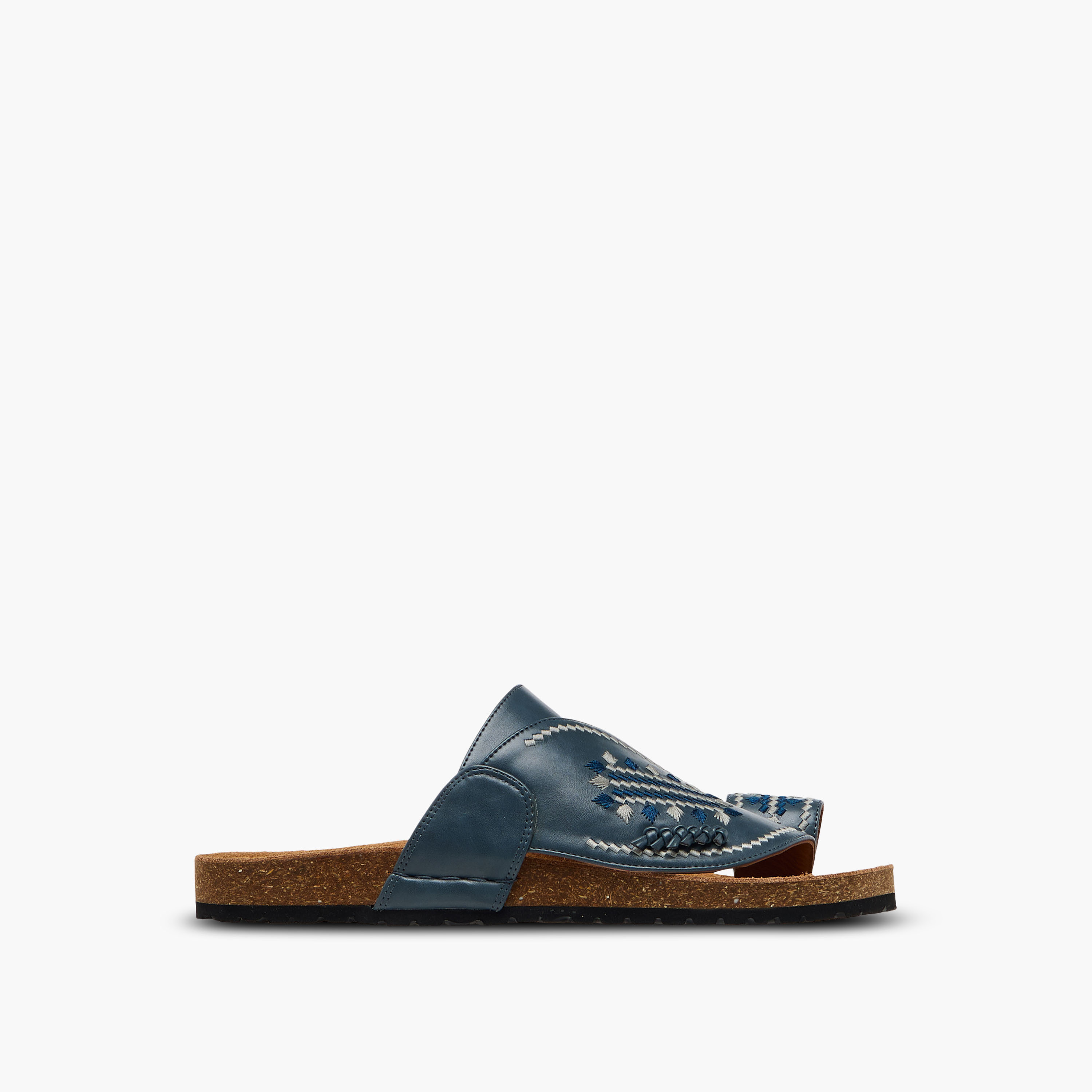 Al Waha Men Embroidered Arabic Sandals-men-shoes-sandals-image-3