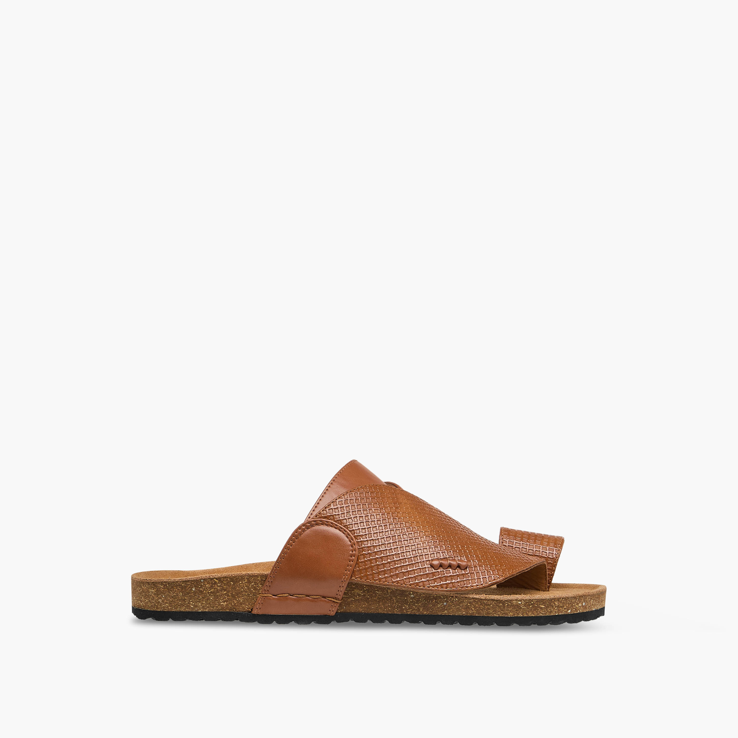 Al Waha Men Leather Arabic Sandals-men-shoes-sandals-image-3