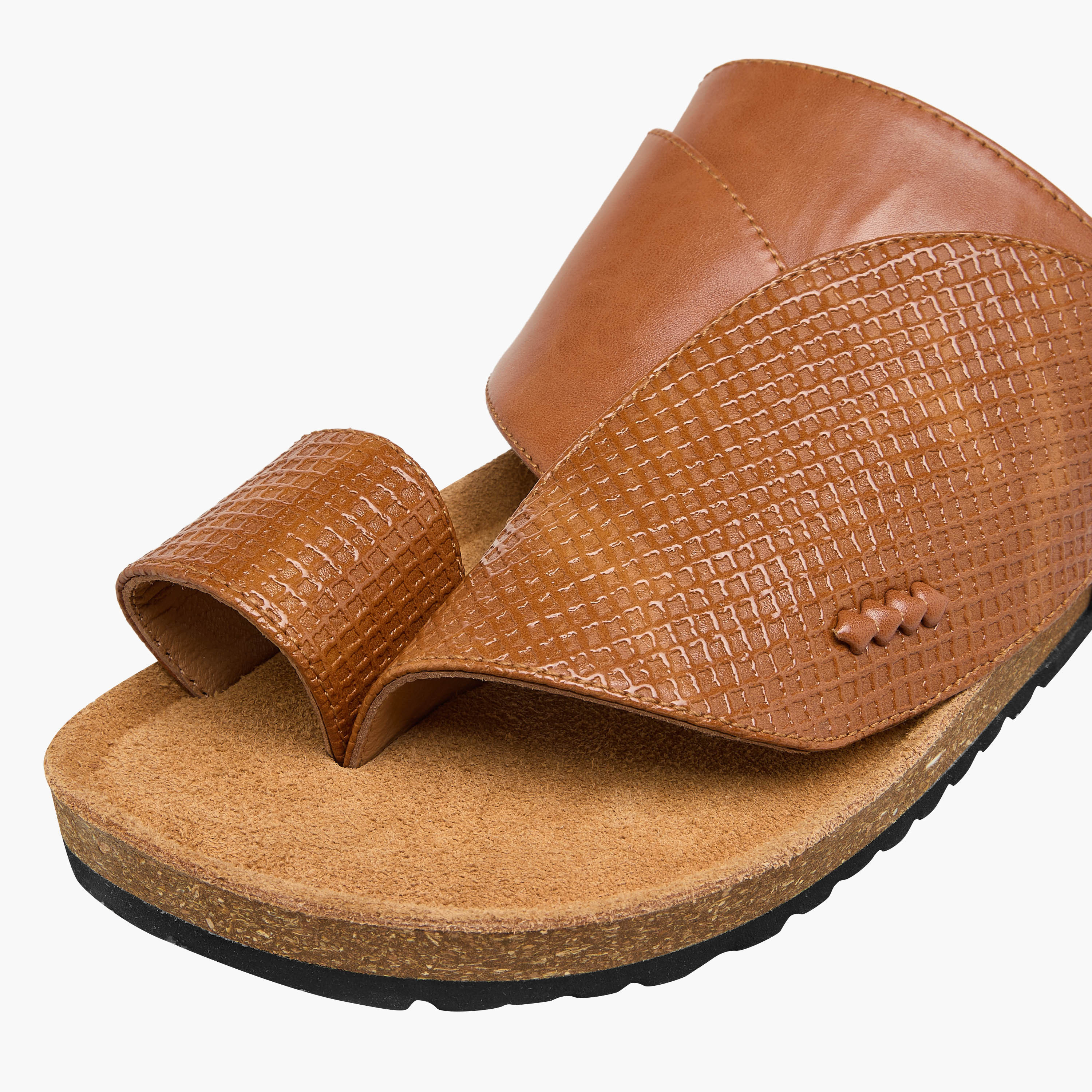 Al Waha Men Leather Arabic Sandals-men-shoes-sandals-image-4