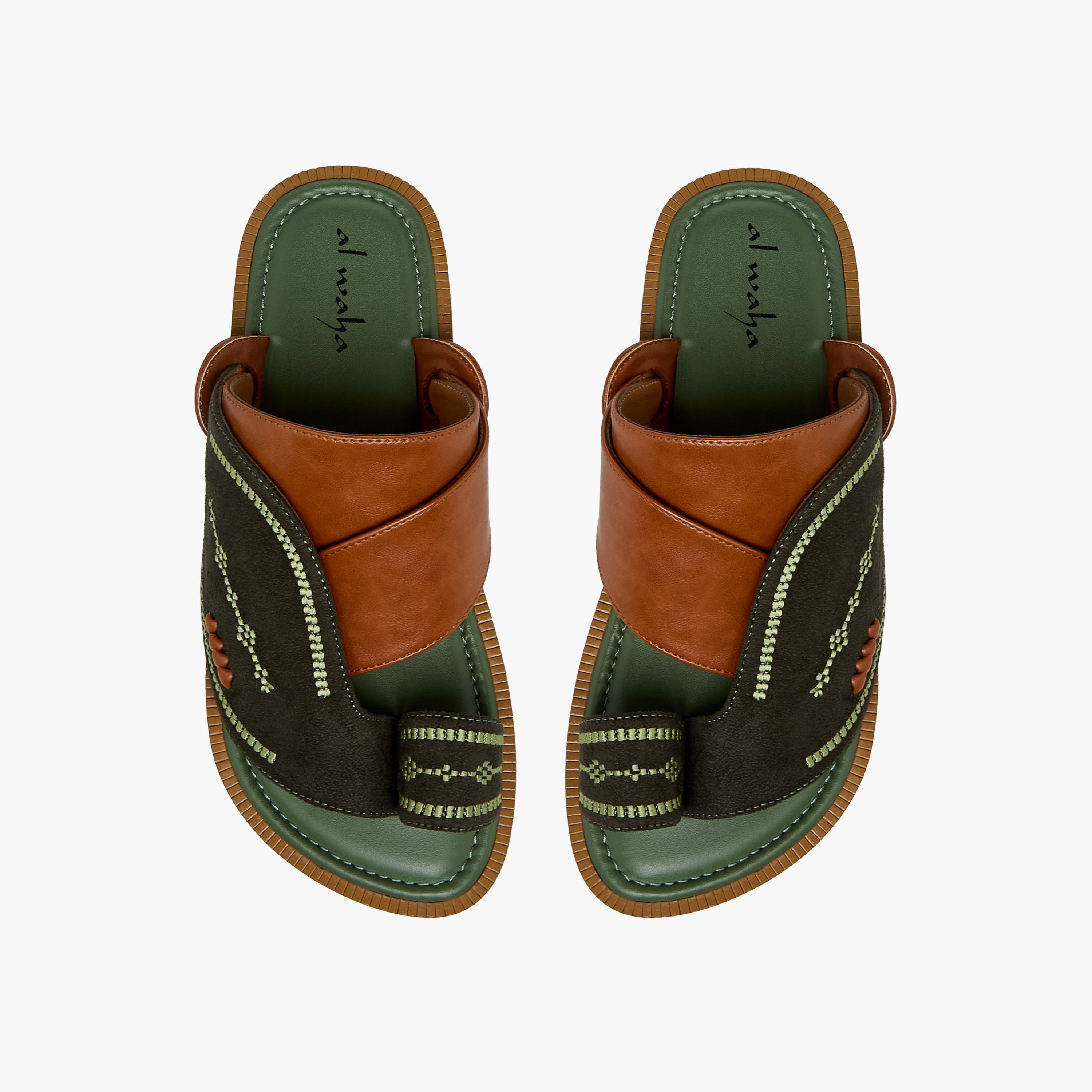 Al Waha Boys Slip-On Arabic Sandals-boys-shoes-sandals-image-1