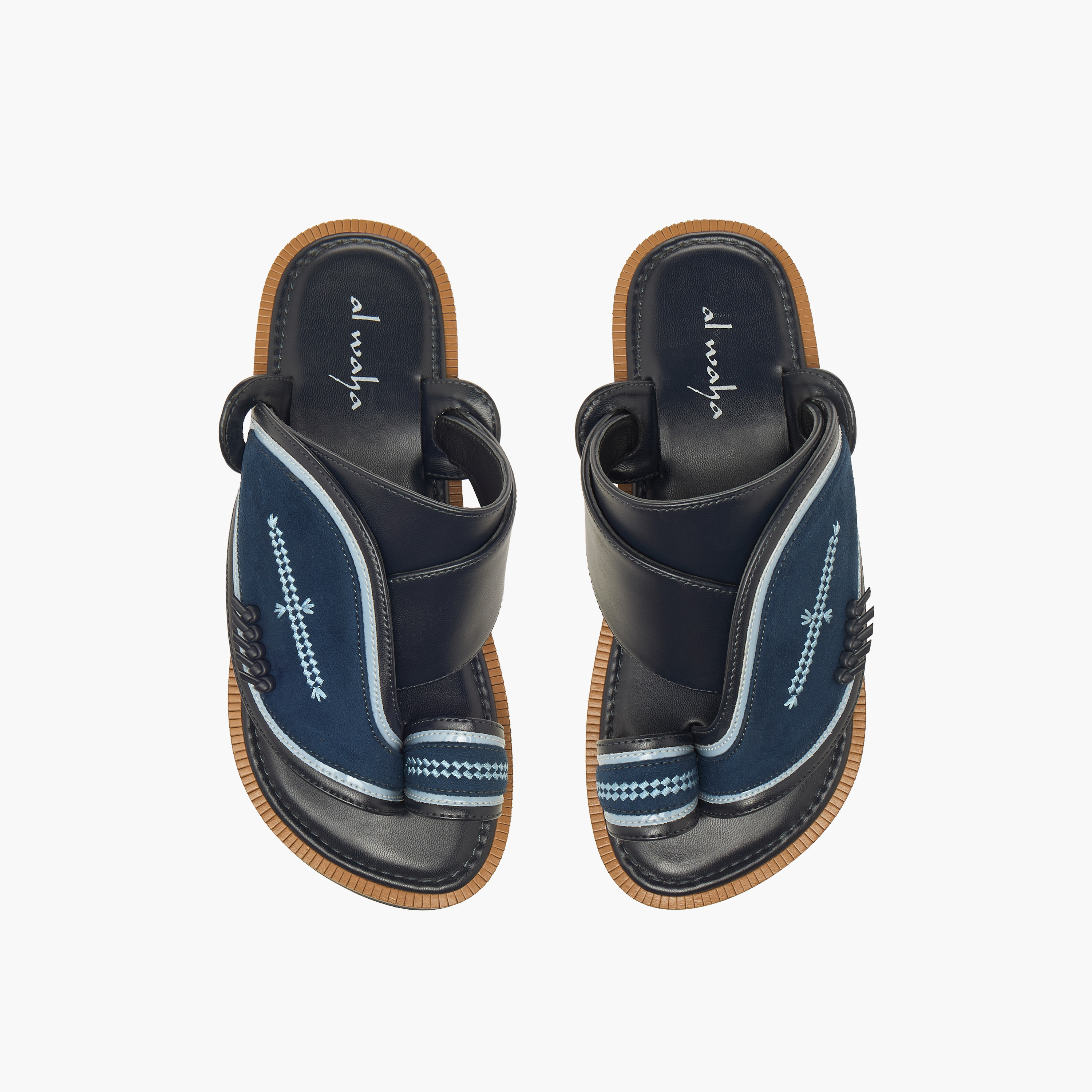 Al Waha Boys Leather Arabic Sandals-boys-shoes-sandals-image-1
