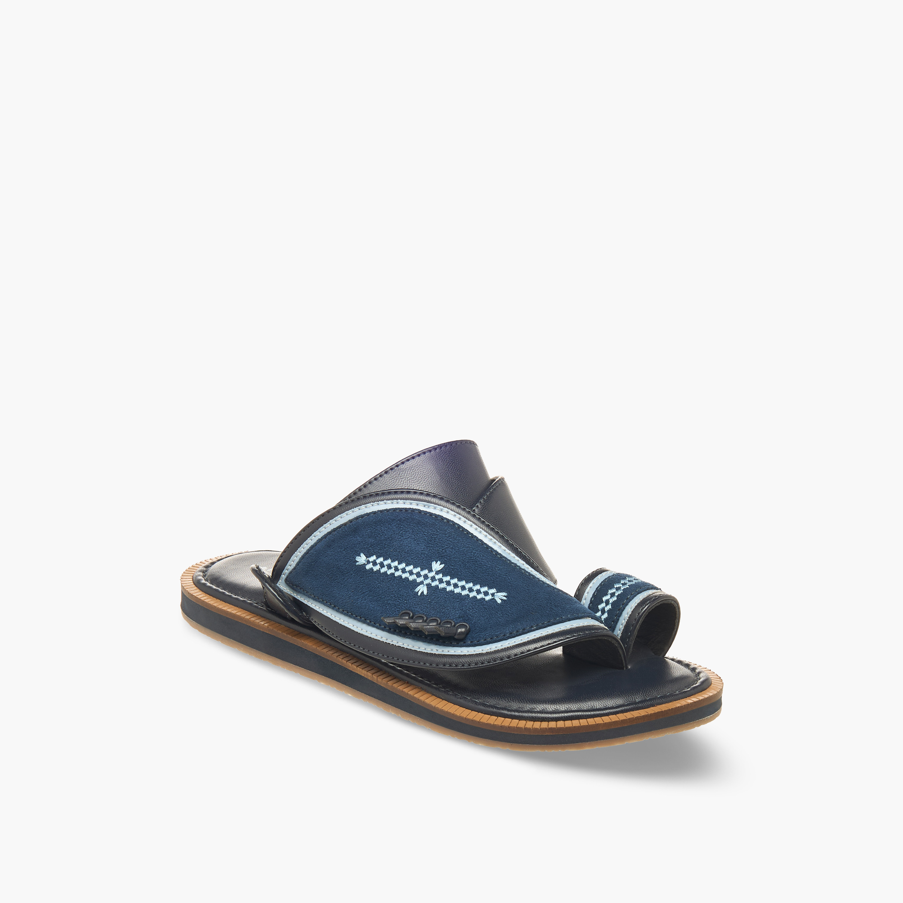 Al Waha Boys Leather Arabic Sandals-boys-shoes-sandals-image-2