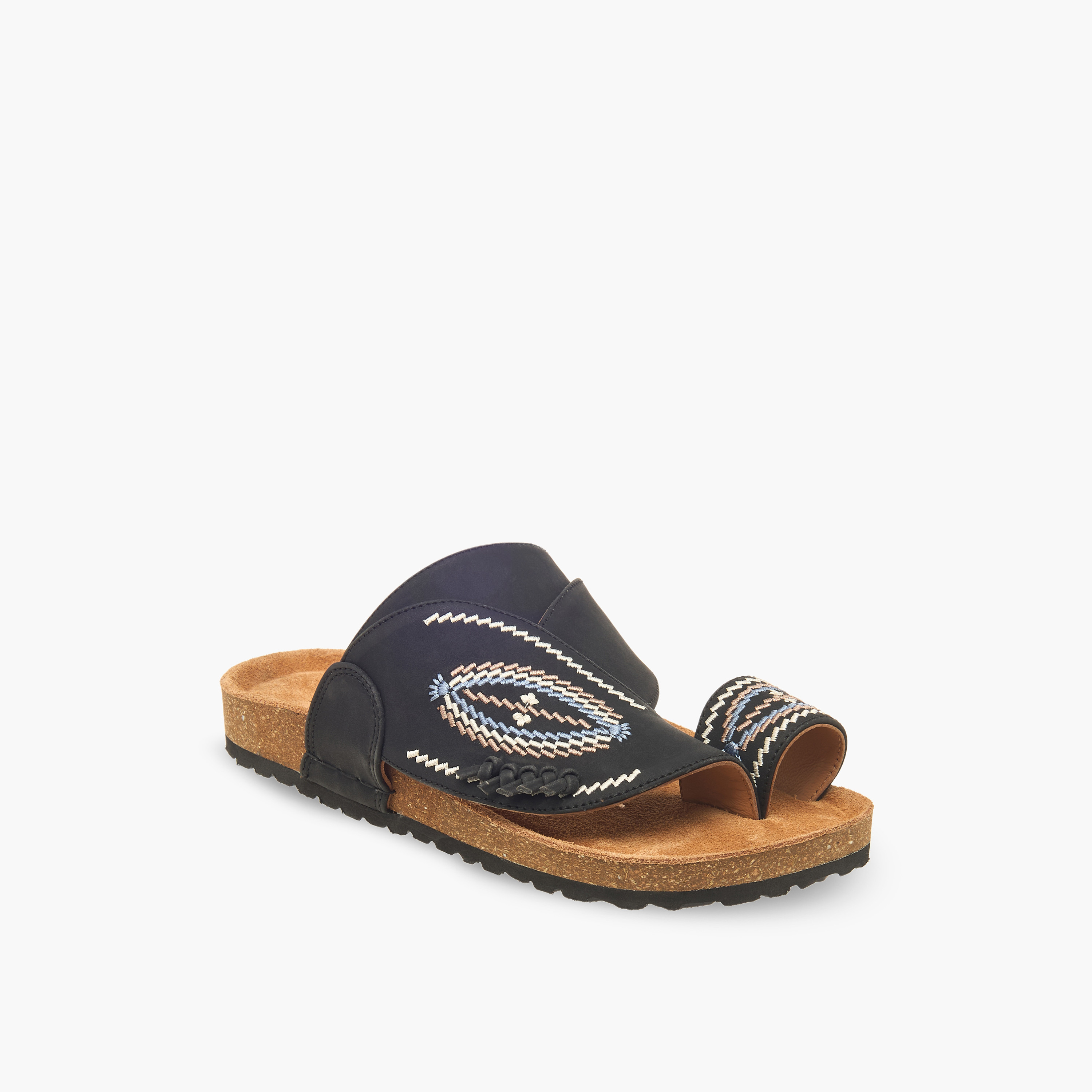 صندل عربي جلد بحلقة إصبع للأولاد من الواحة-boys-shoes-sandals-image-2