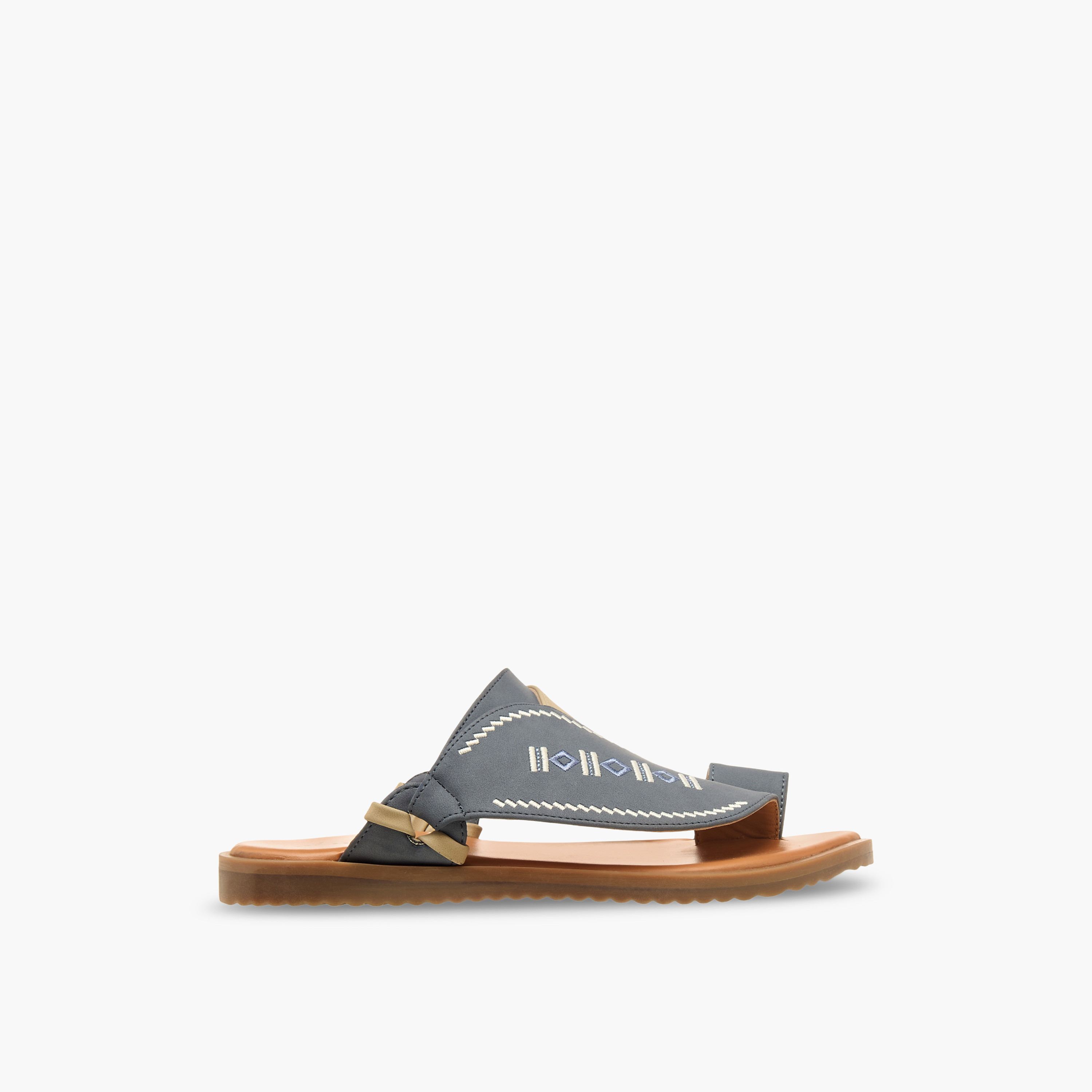 Al Waha Boys Leather Arabic Sandals-boys-shoes-sandals-image-3