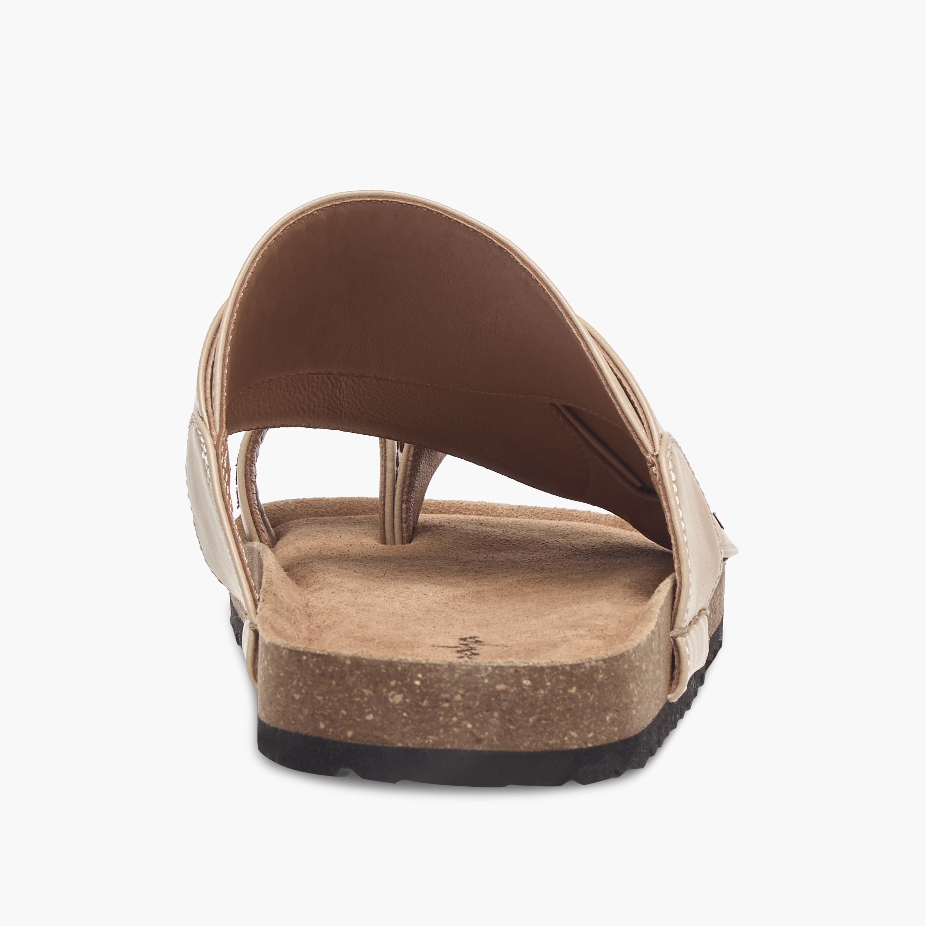 Al Waha Textured Slip-On Arabic Sandals with Toe Loop-men-shoes-sandals-image-4