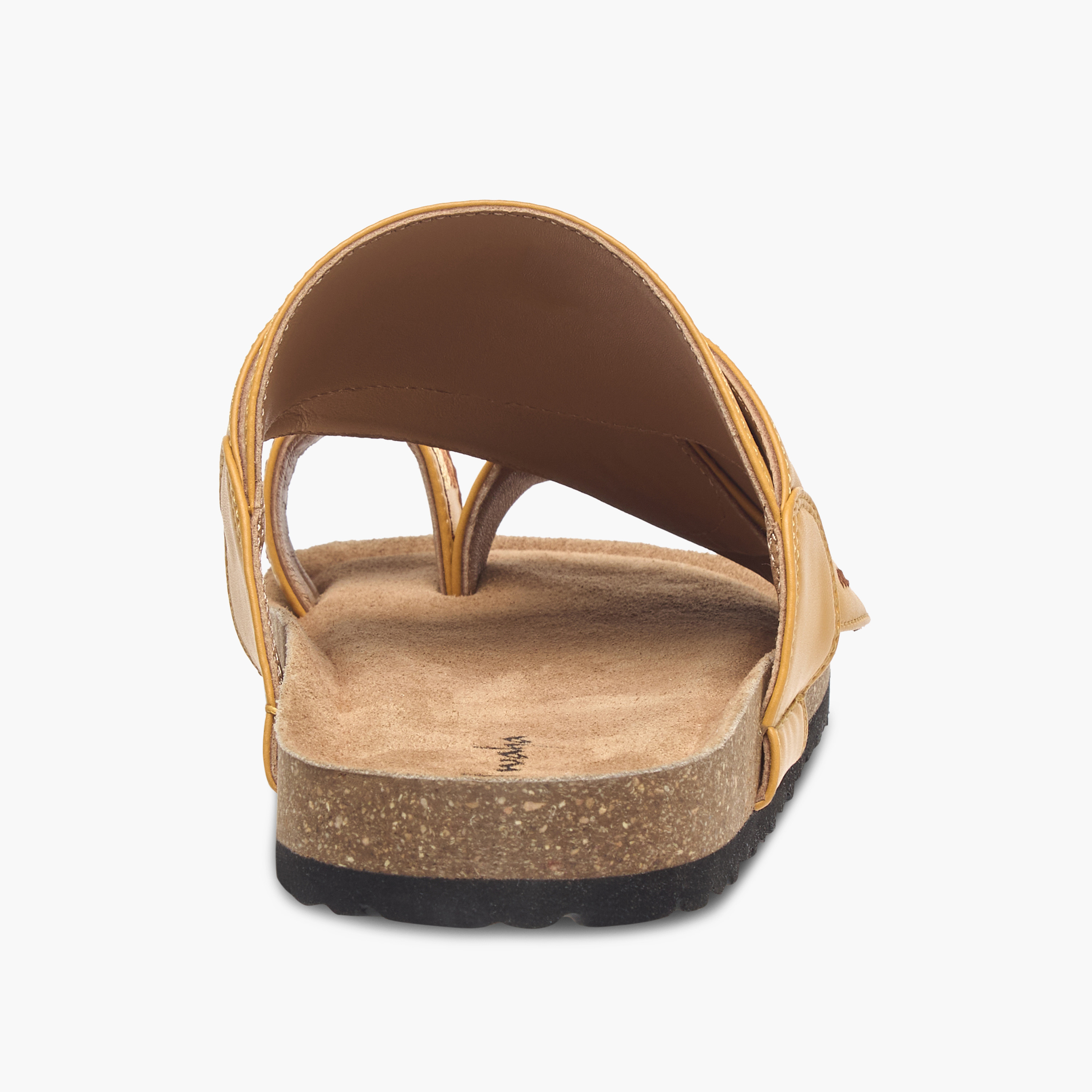 Al Waha Textured Slip-On Arabic Sandals with Toe Loop-men-shoes-sandals-image-4