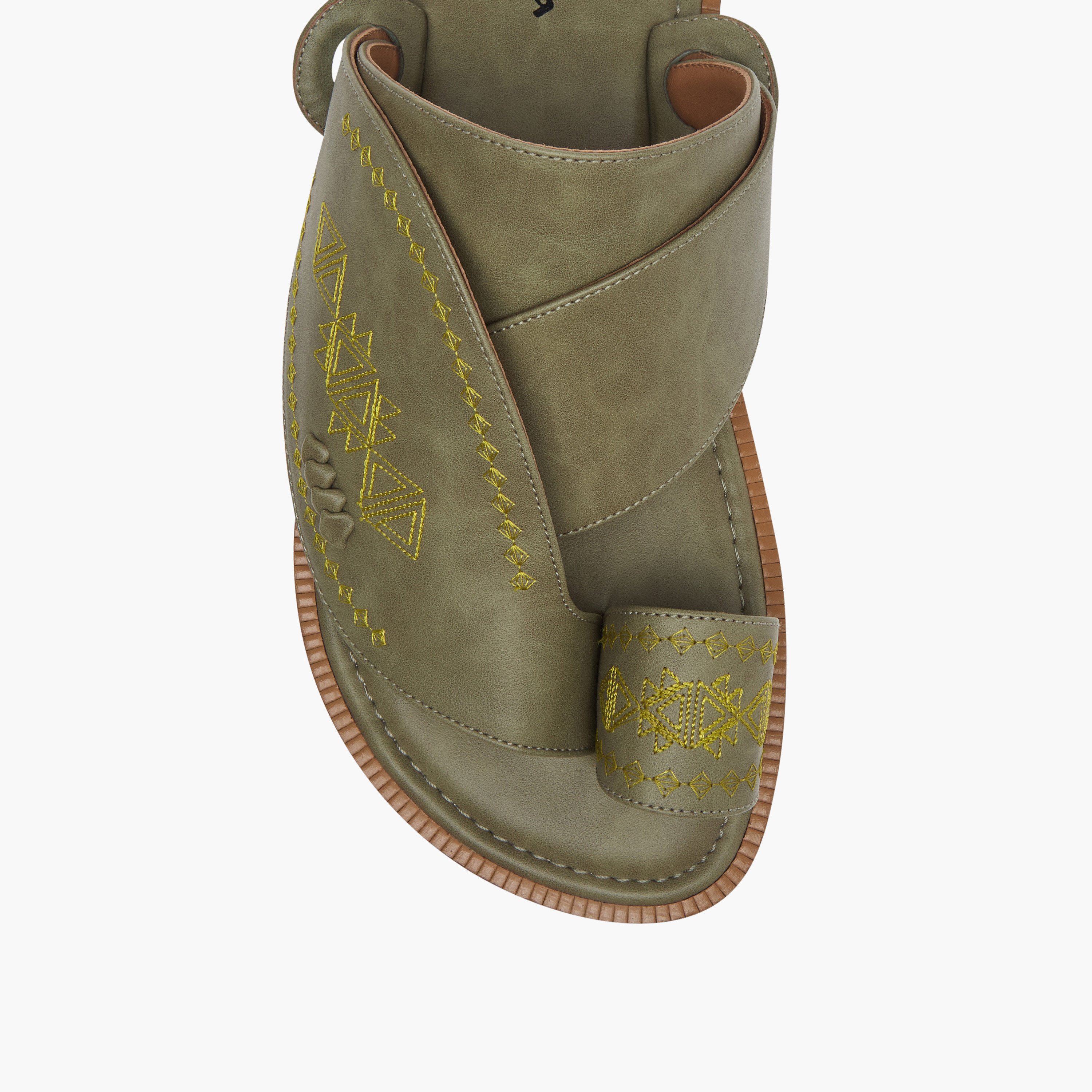 Al Waha Embroidered Slip-On Arabic Sandals-men-shoes-sandals-image-3