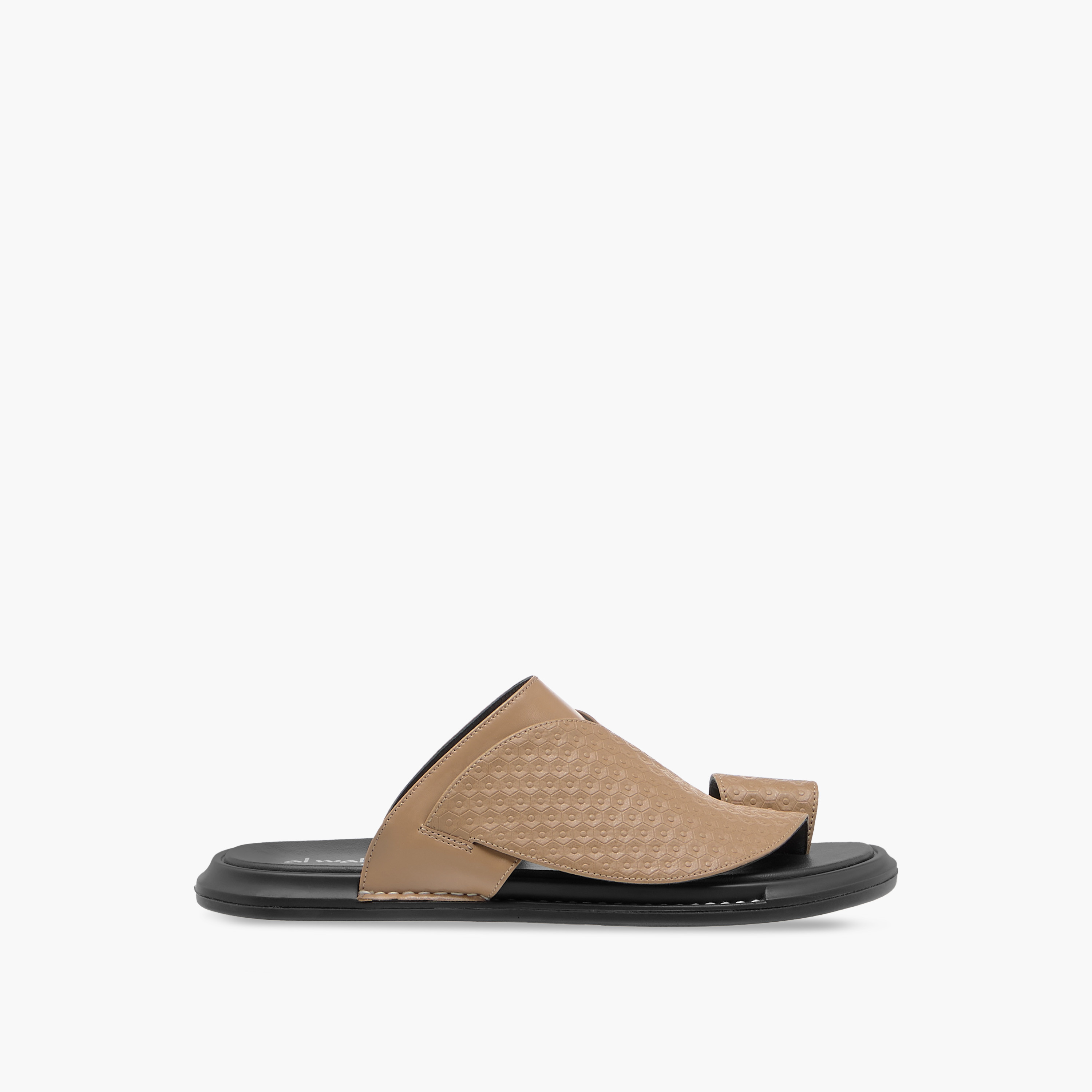 Al Waha Textured Slip-On Arabic Sandals-men-shoes-sandals-image-2