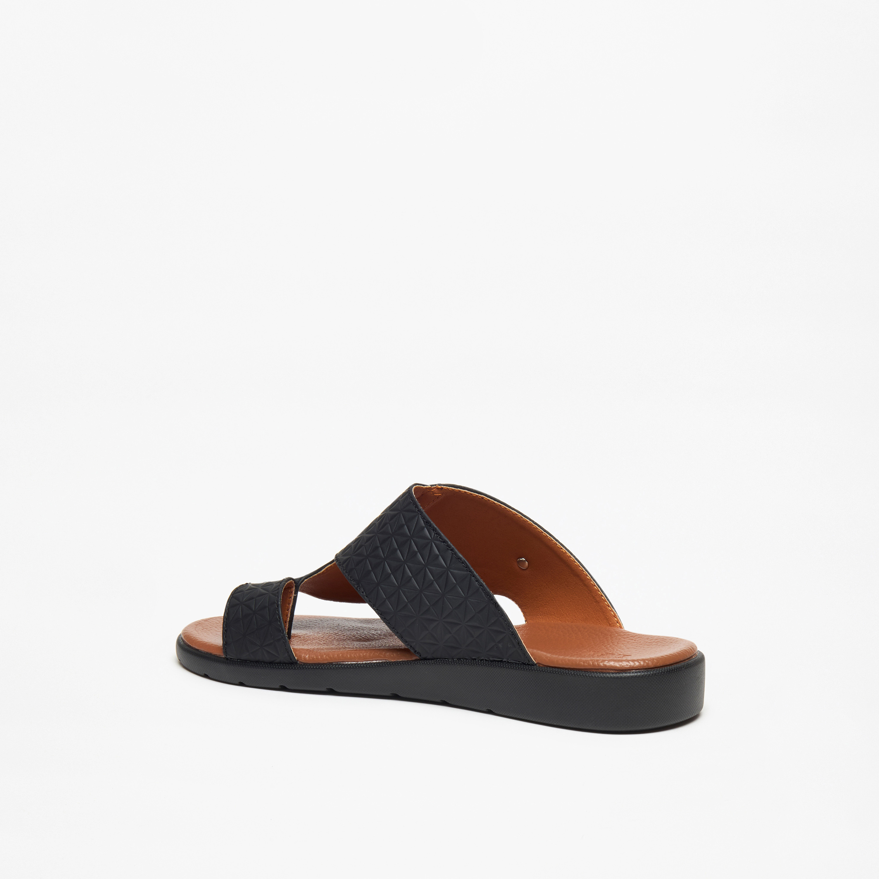 LBL by Shoexpress Men's Textured Slip-On Arabic Sandals-men-shoes-sandals-image-2