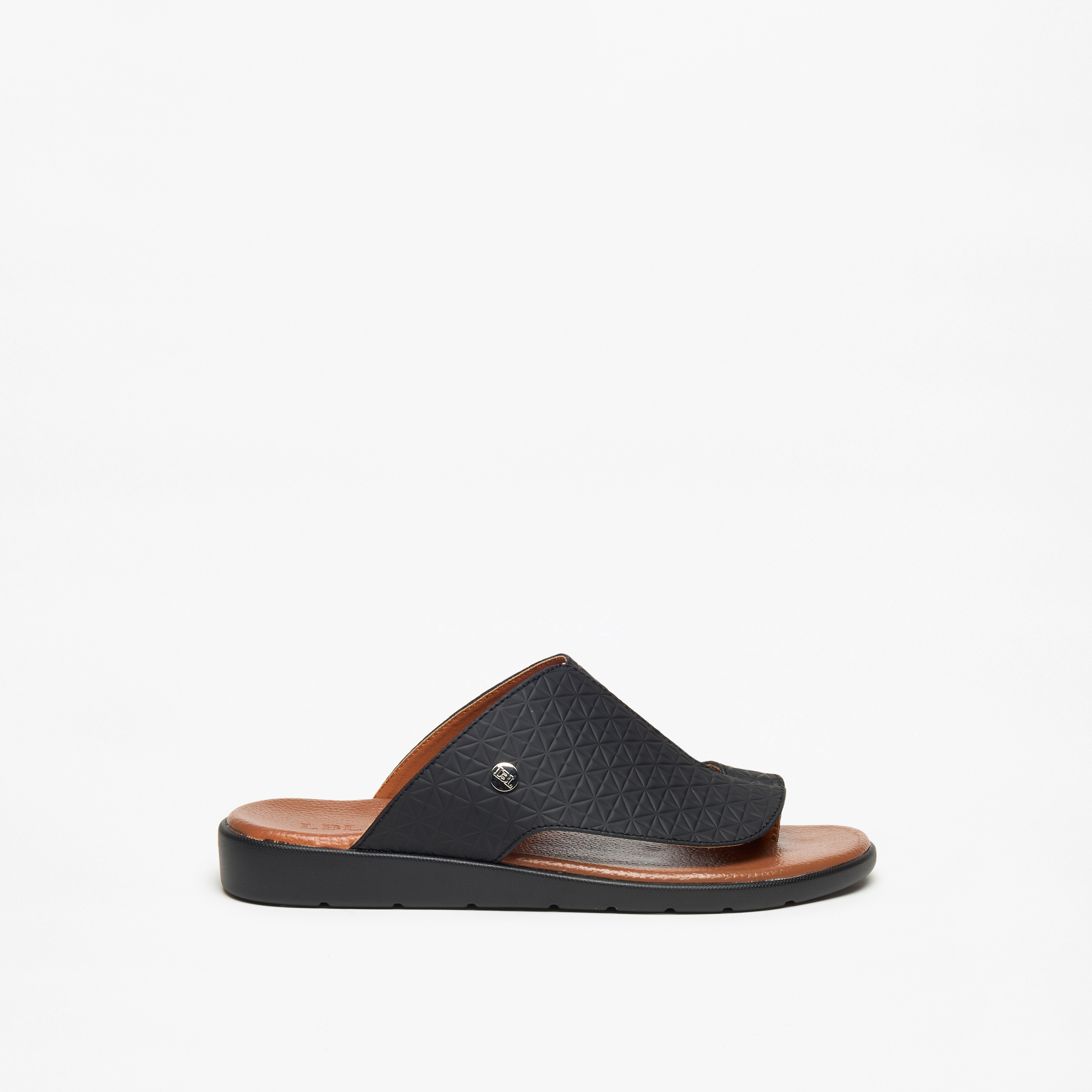 LBL by Shoexpress Men's Textured Slip-On Arabic Sandals-men-shoes-sandals-image-3