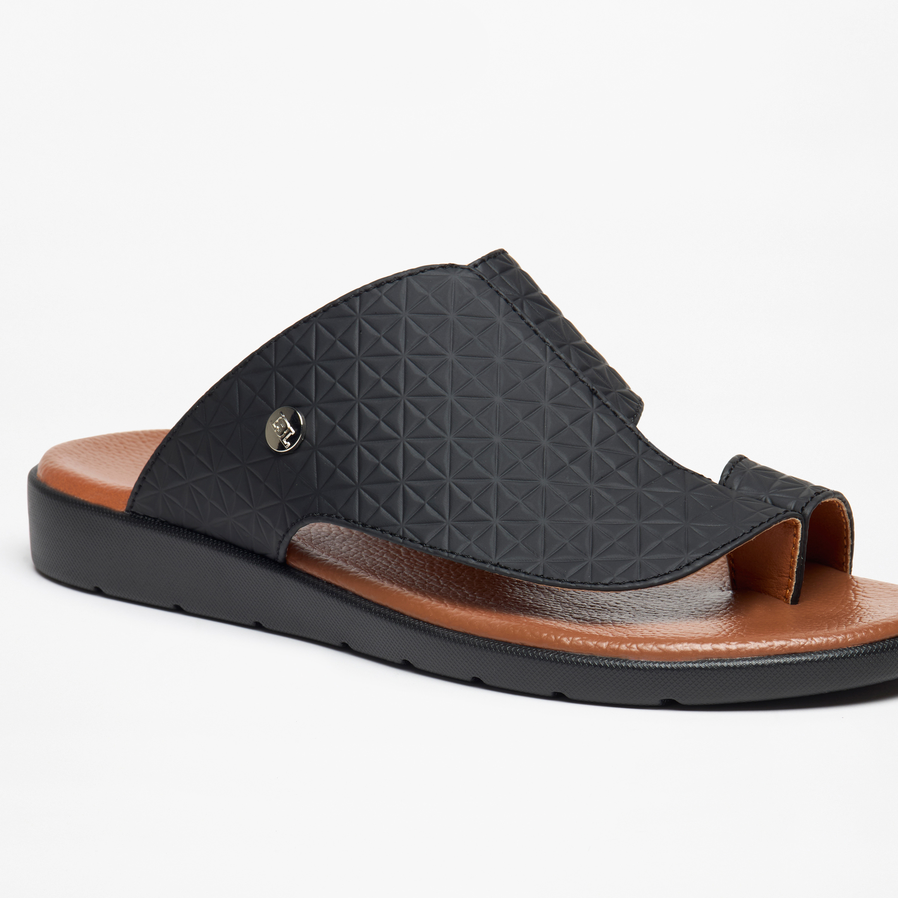 LBL by Shoexpress Men's Textured Slip-On Arabic Sandals-men-shoes-sandals-image-5