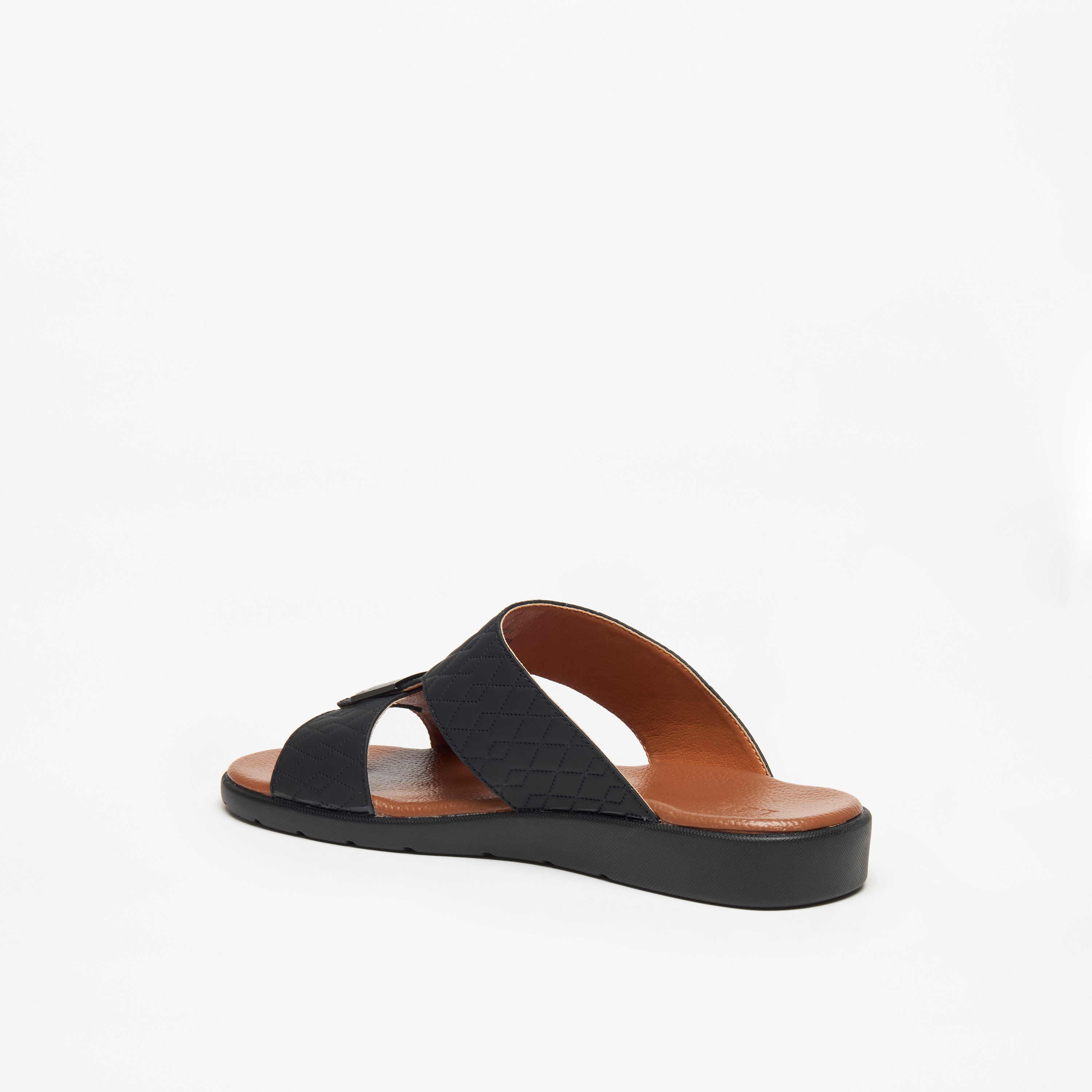 LBL by Shoexpress Men's Textured Slip-On Arabic Sandals-men-shoes-sandals-image-2