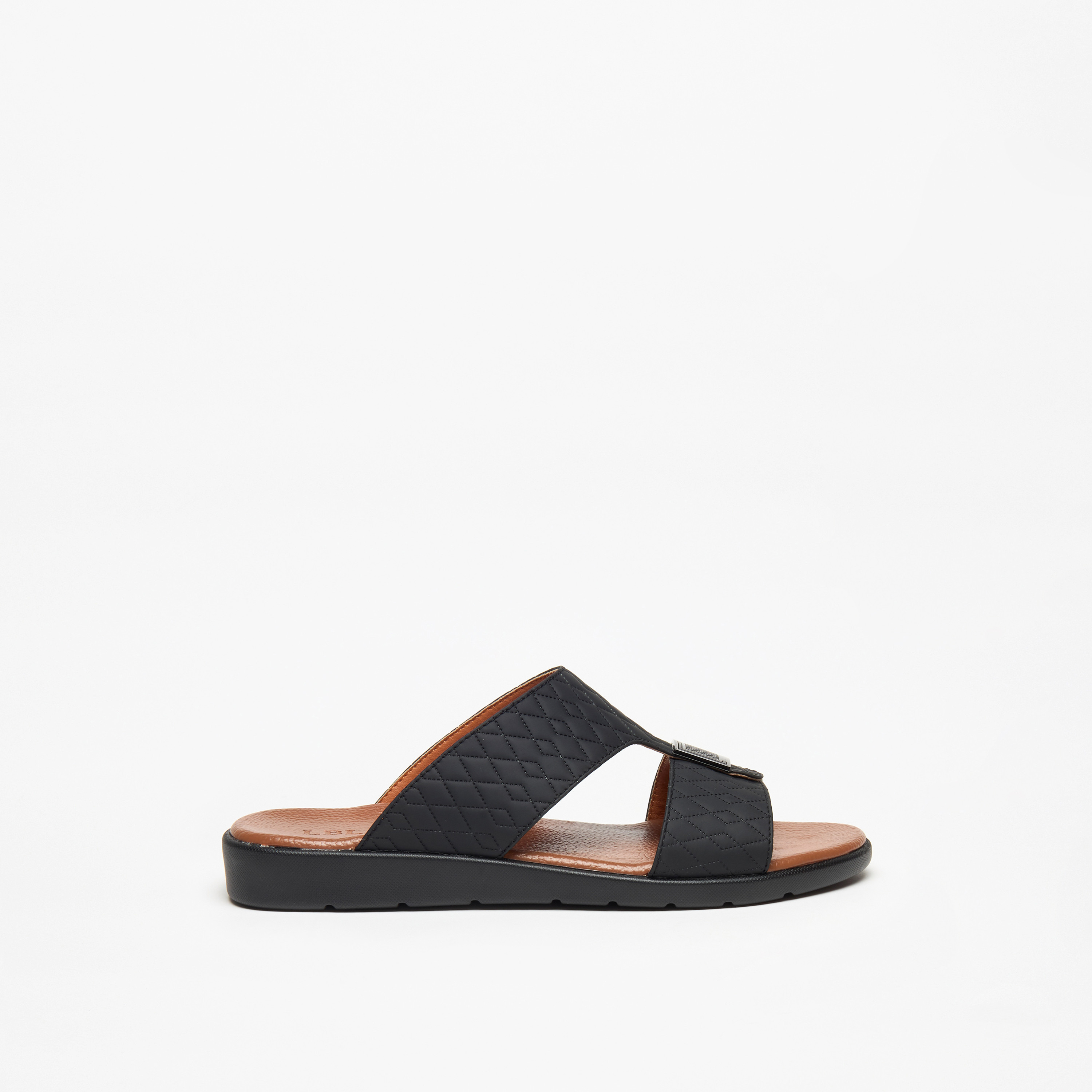 LBL by Shoexpress Men's Textured Slip-On Arabic Sandals-men-shoes-sandals-image-3
