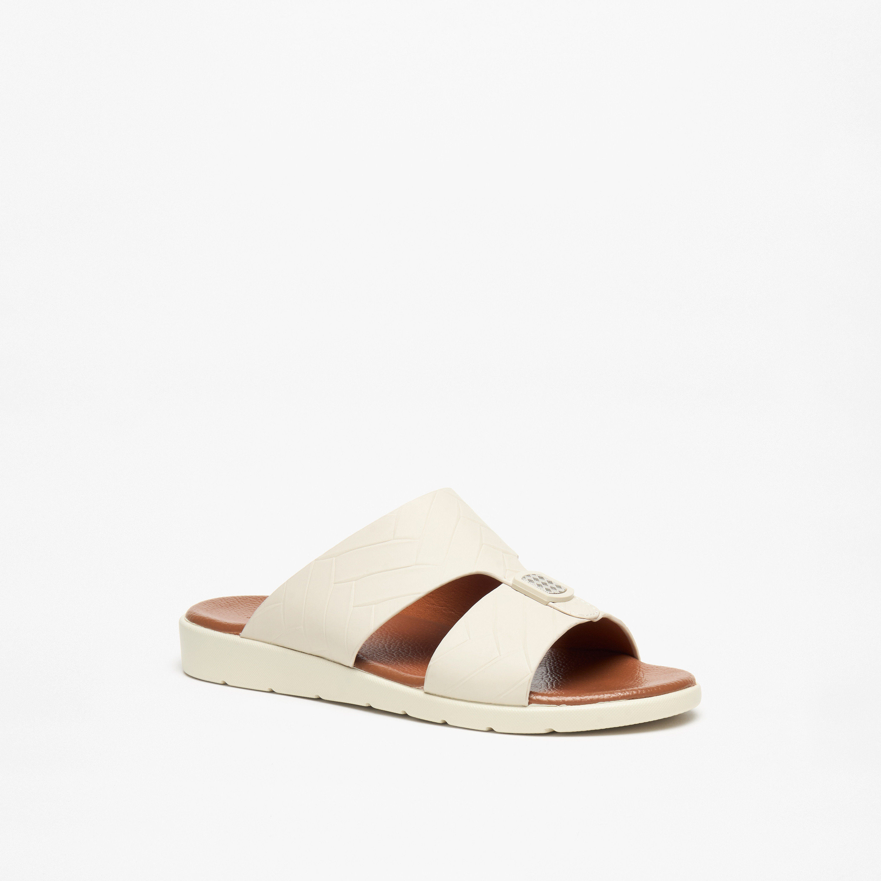 LBL by Shoexpress Men's Textured Slip-On Arabic Sandals-men-shoes-sandals-image-1