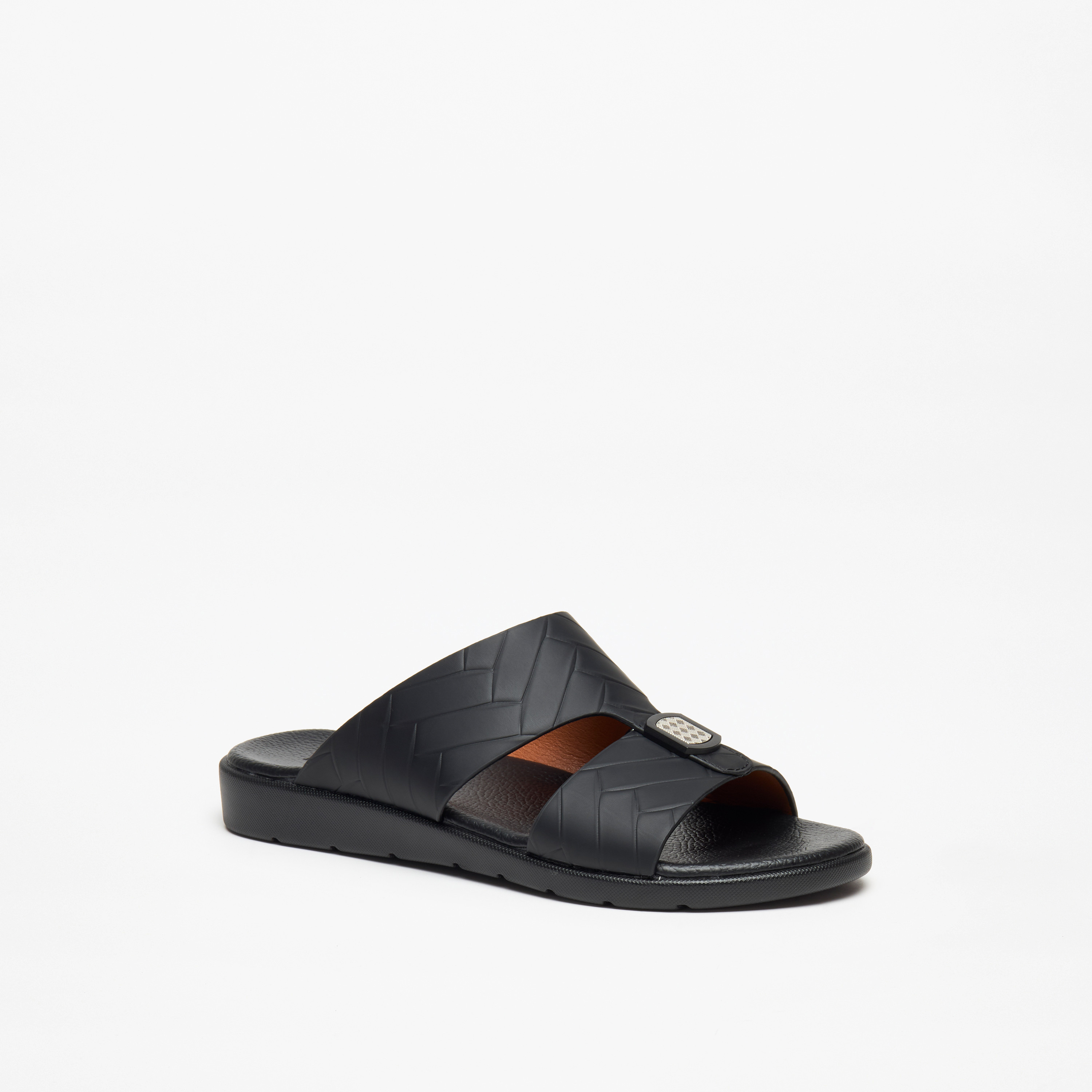 صندل عربي سهل الارتداء بارز الملمس للرجال من إل بي إل من شوإكسبريس-men-shoes-sandals-image-1